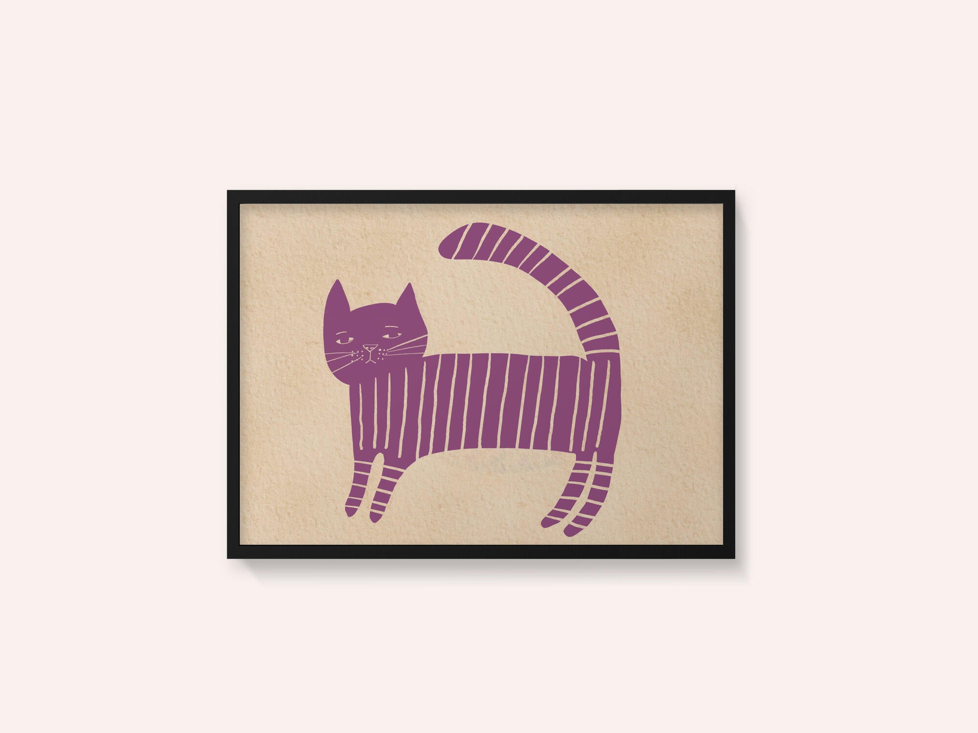 Mauve cat nursery