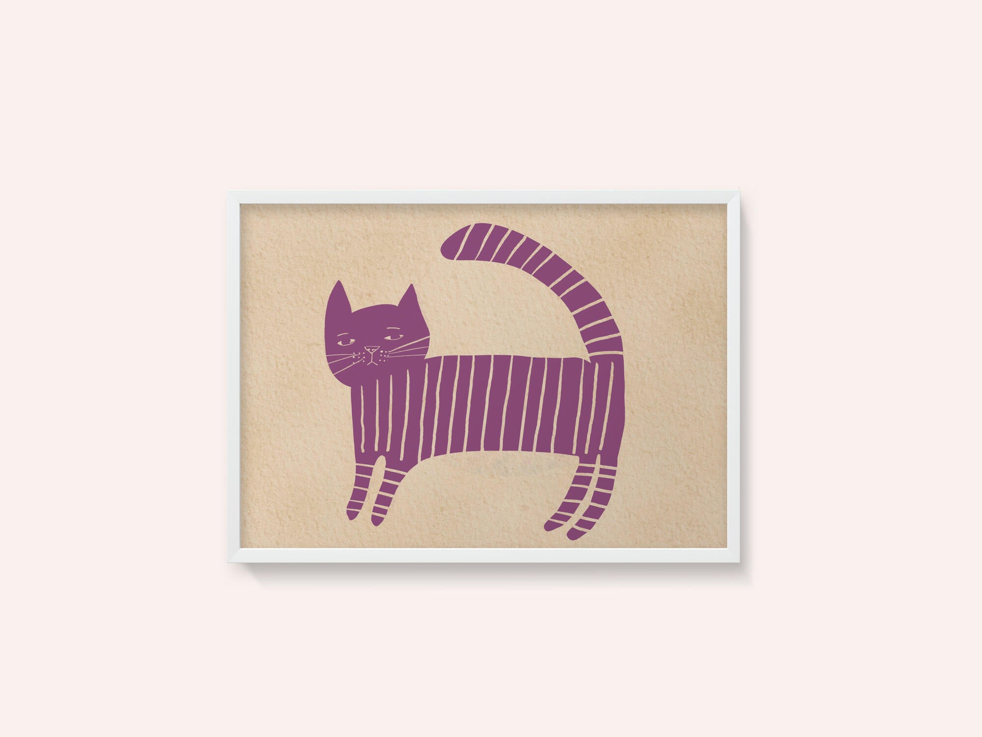 Mauve cat nursery