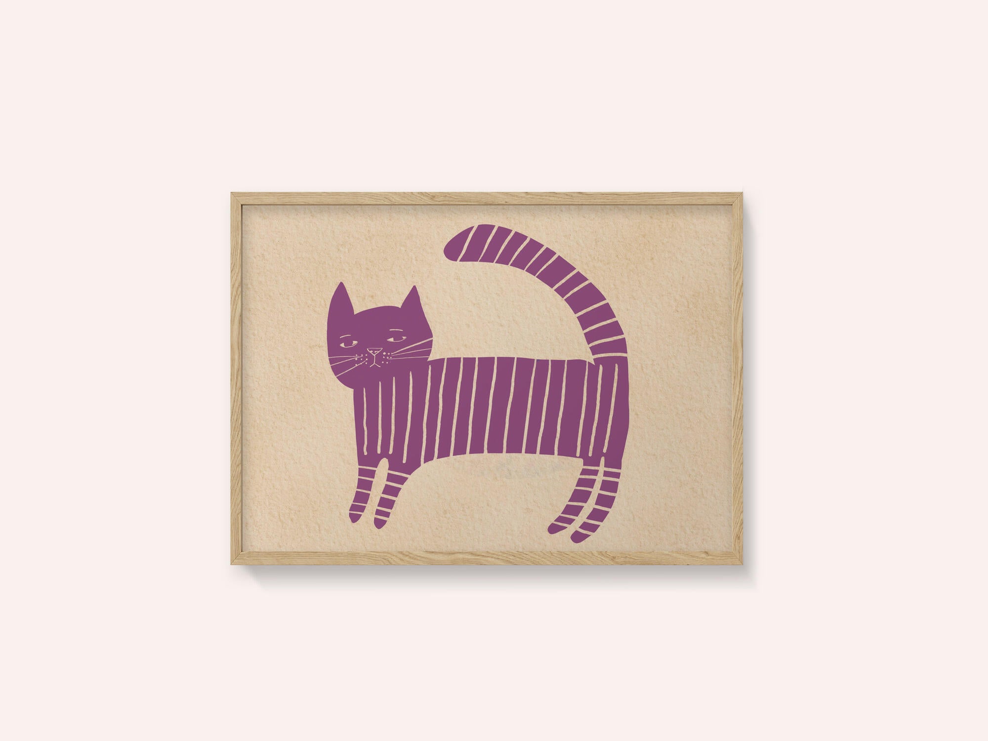 Mauve cat nursery