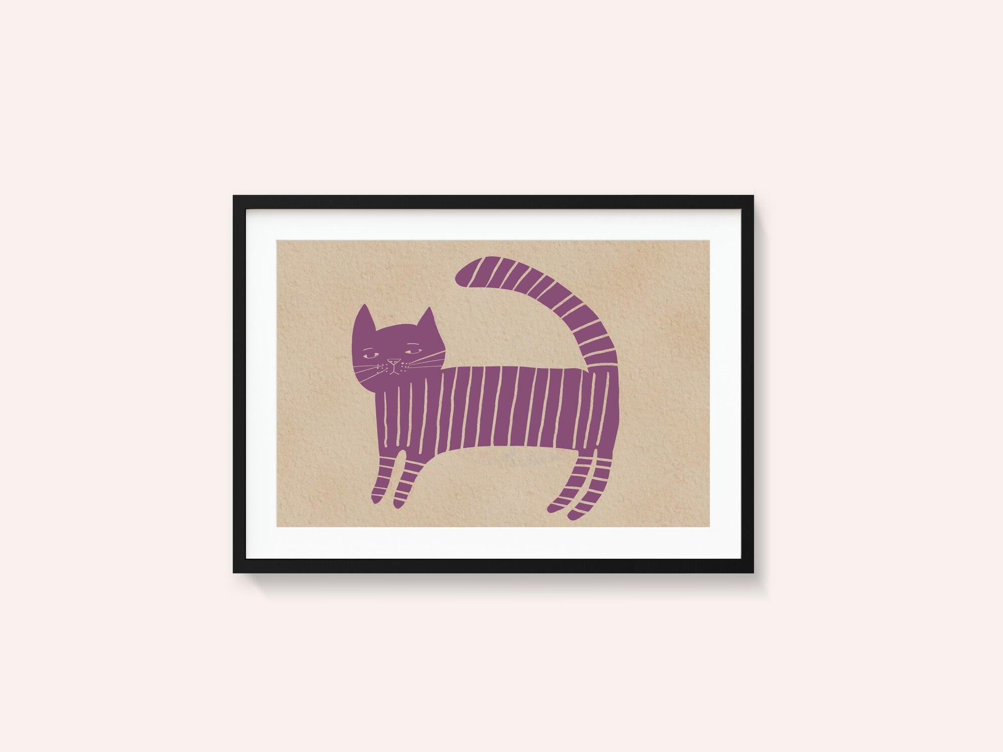 Mauve cat nursery