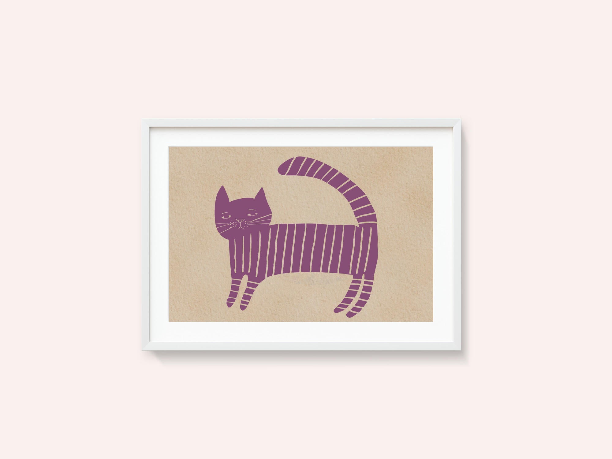 Mauve cat nursery