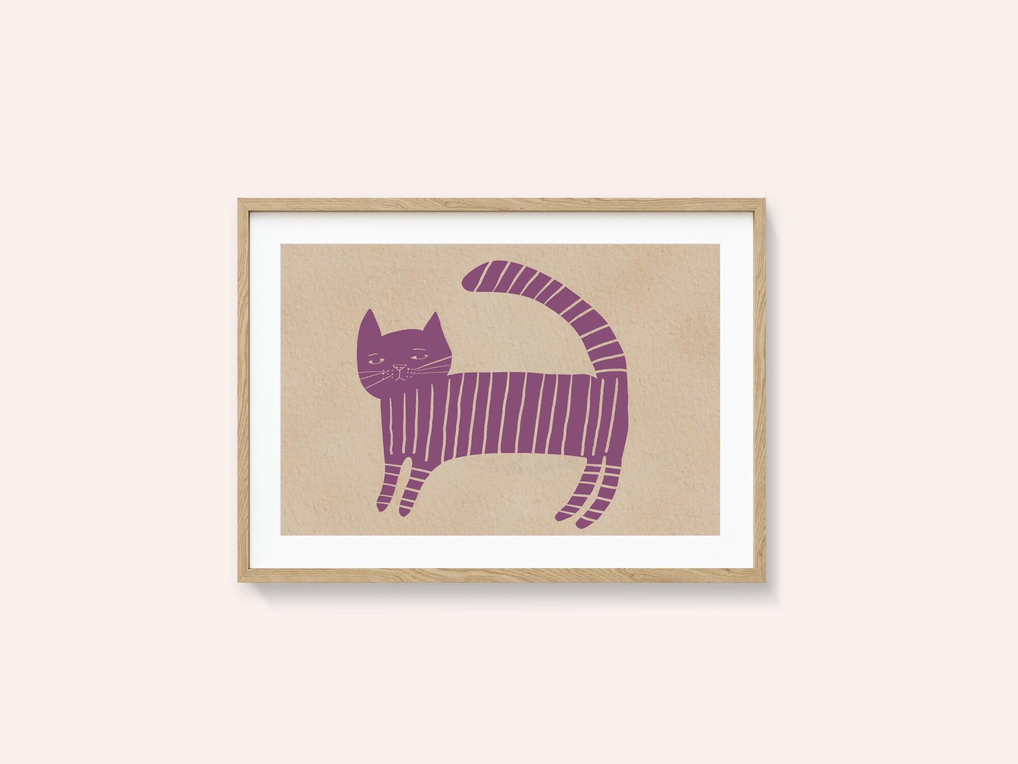 Mauve cat nursery