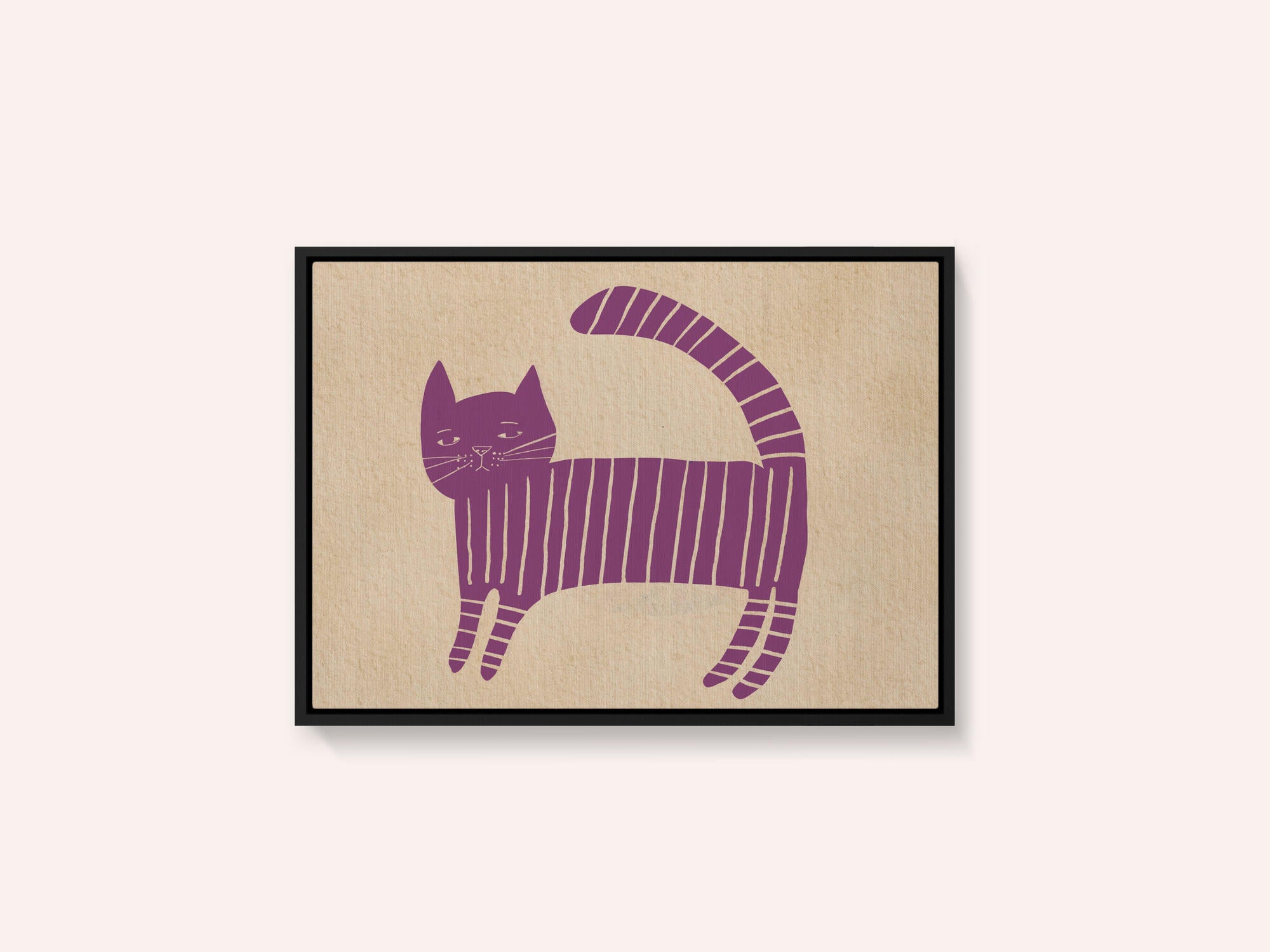 Mauve cat nursery