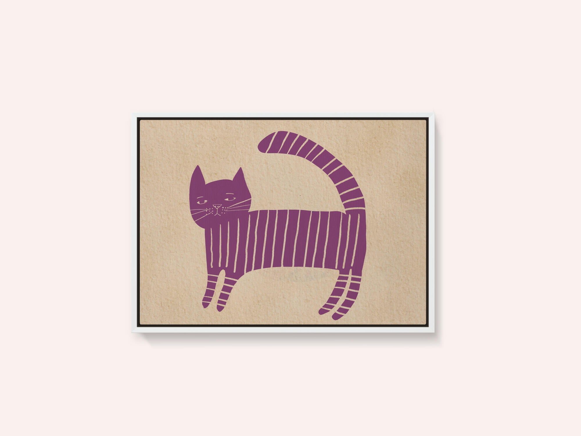 Mauve cat nursery