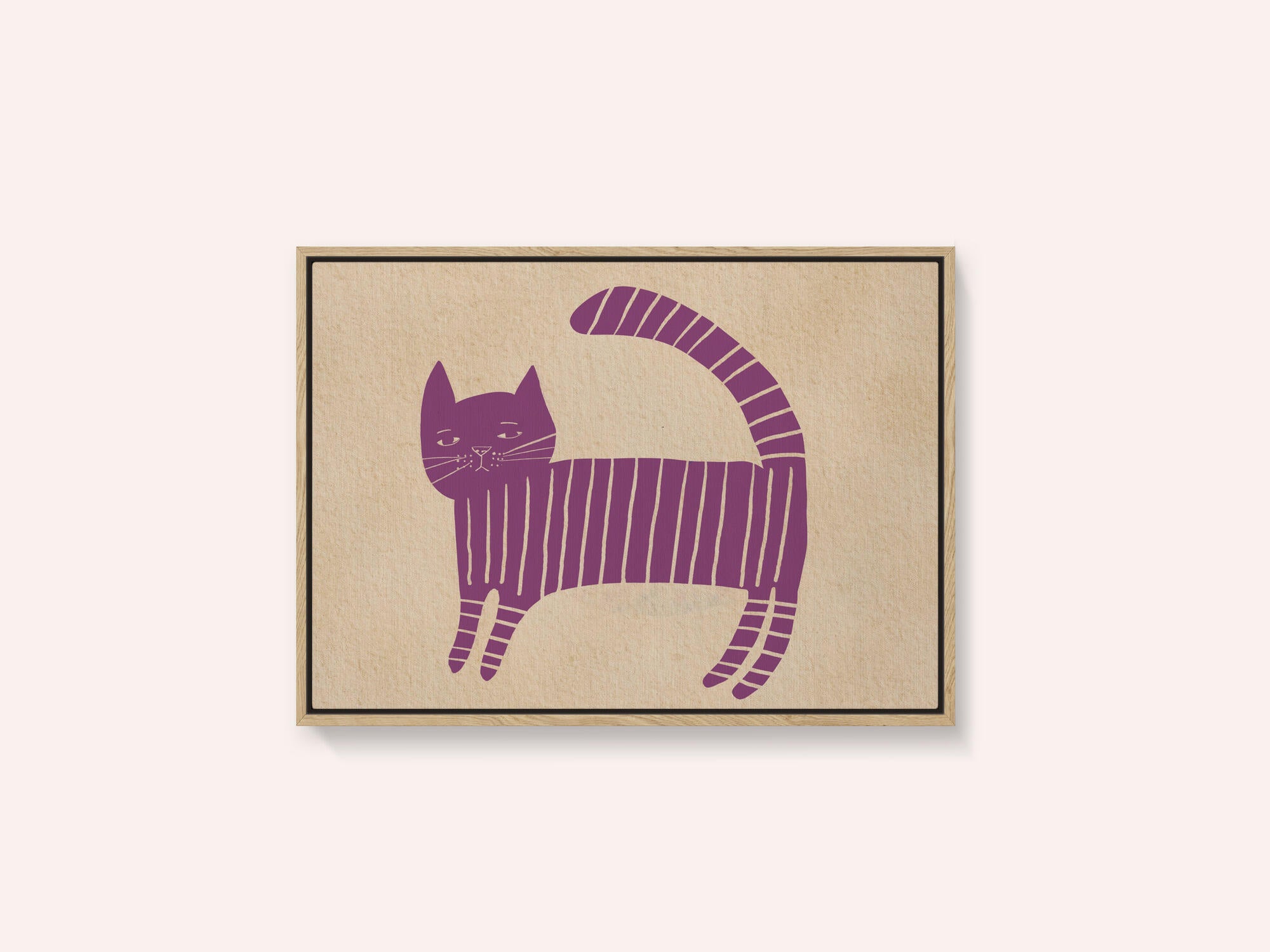 Mauve cat nursery