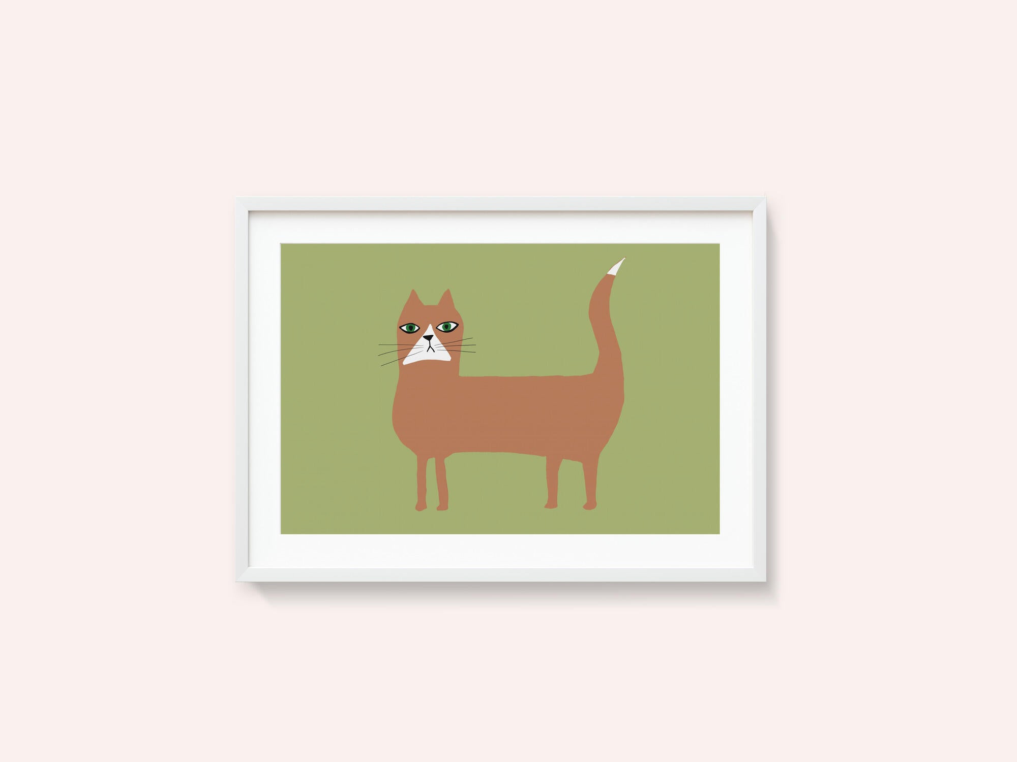 Cat ginger orange