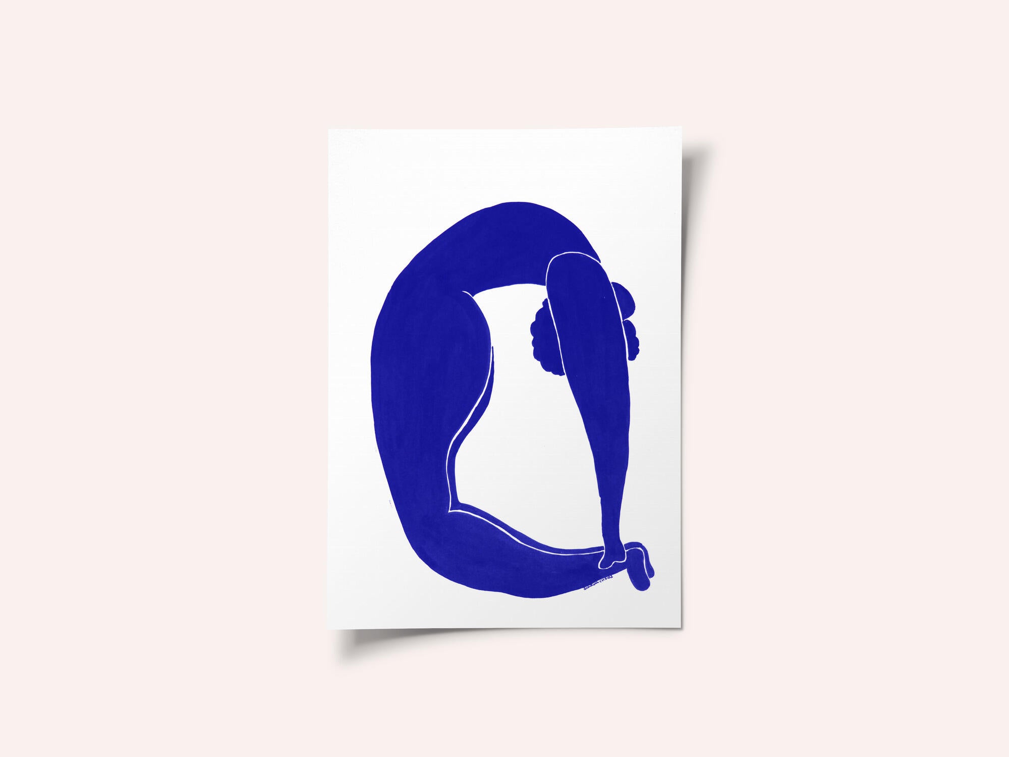 Graceful Blue Form