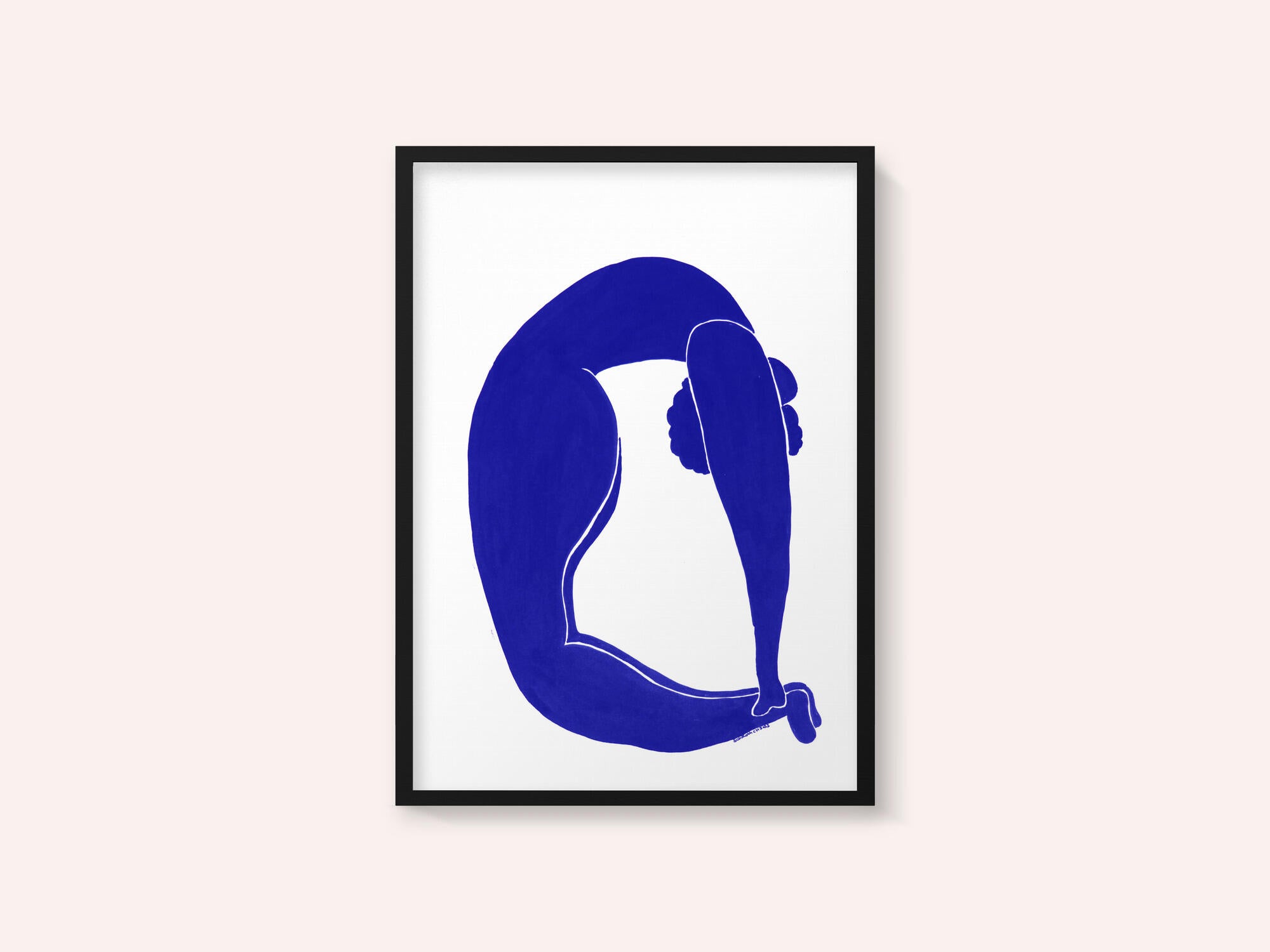 Graceful Blue Form