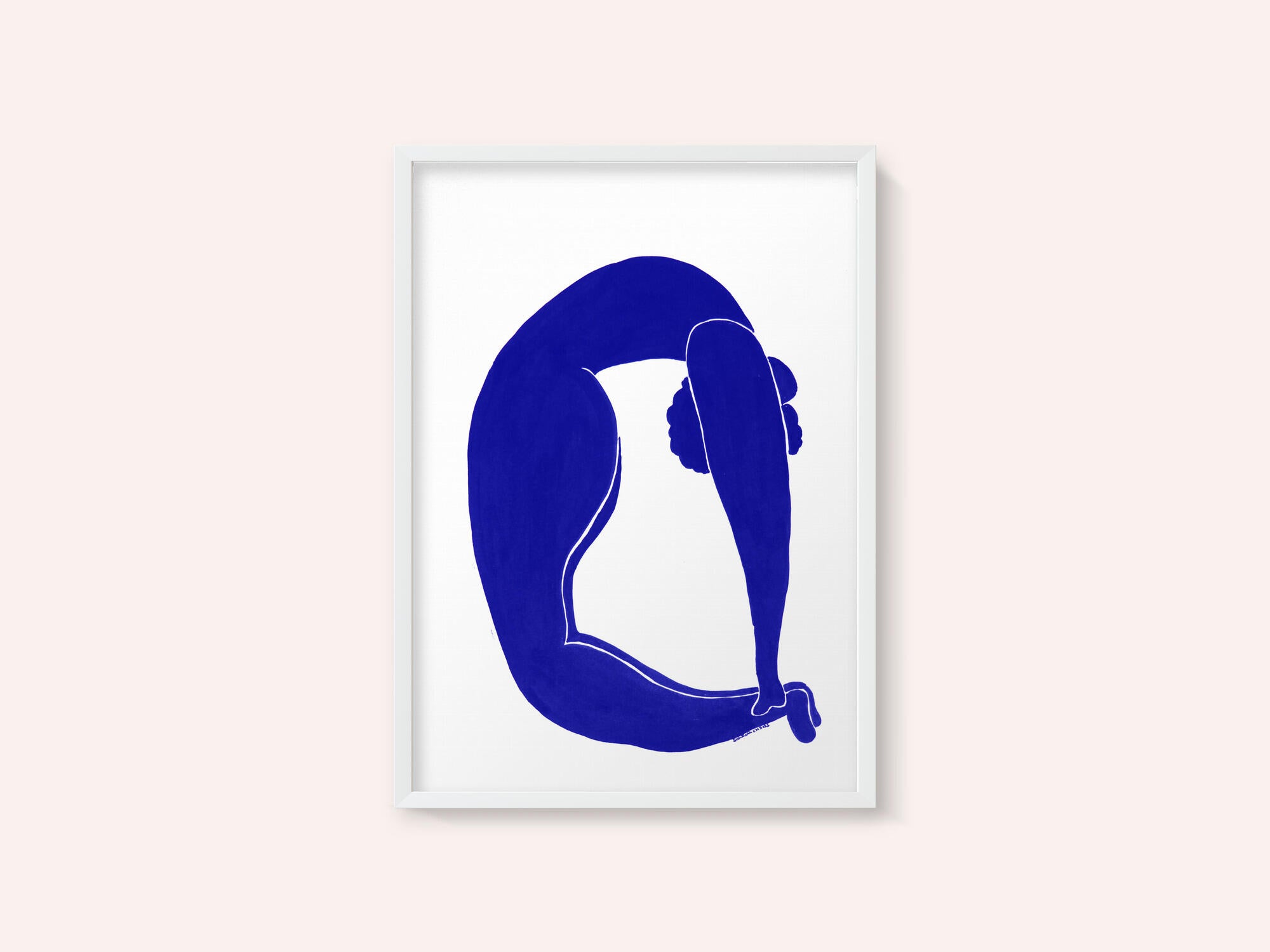 Graceful Blue Form