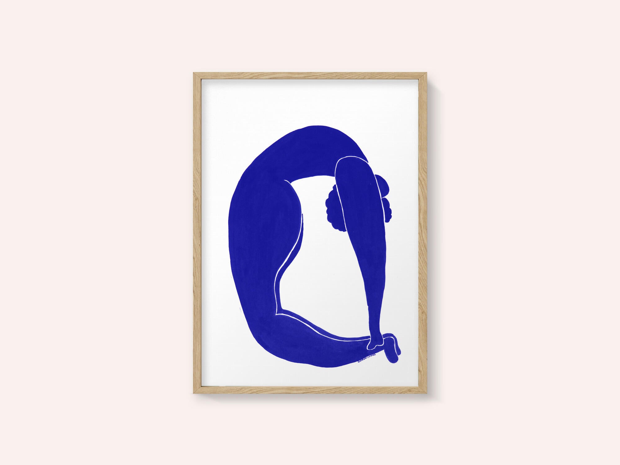 Graceful Blue Form