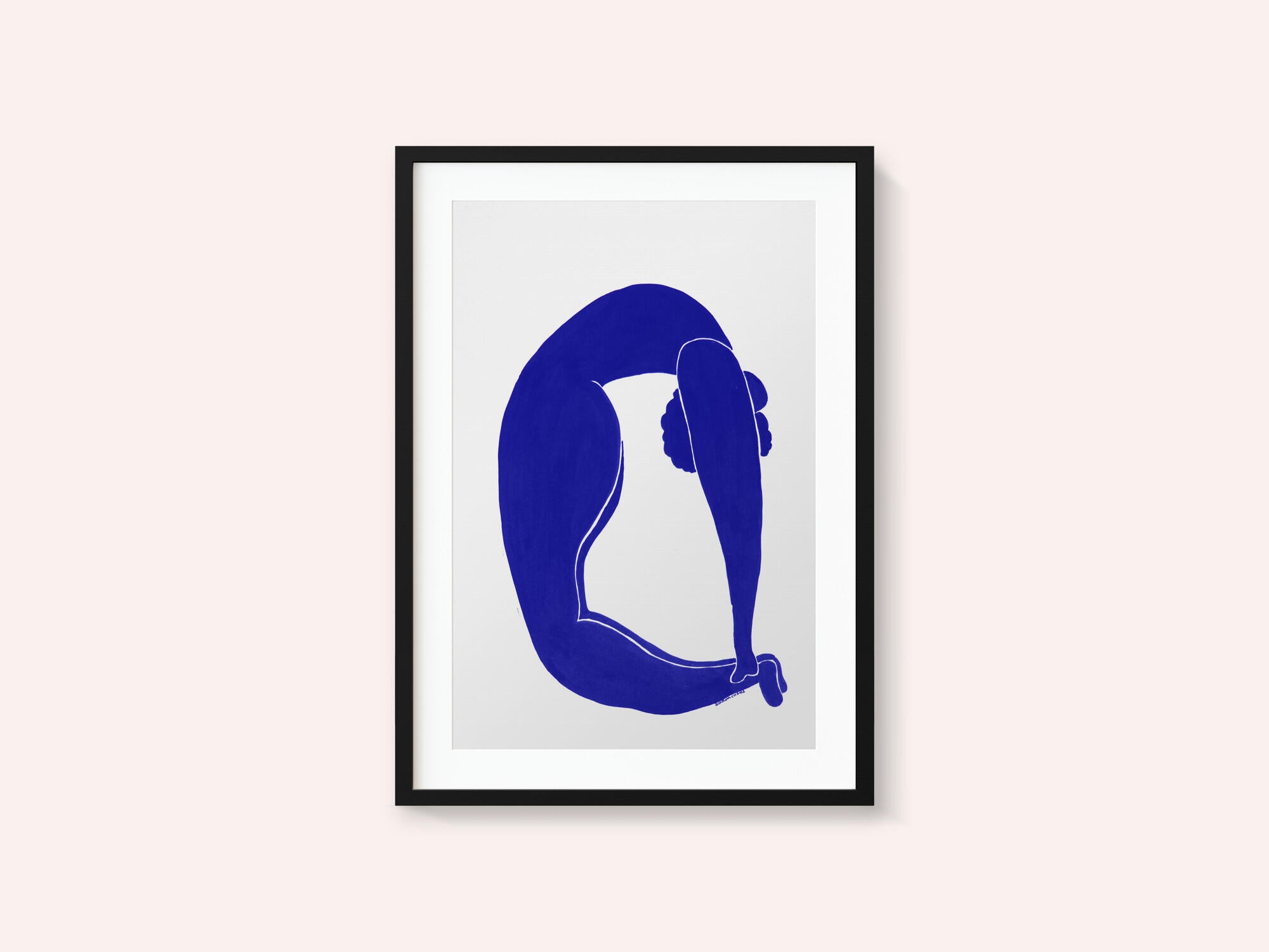 Graceful Blue Form