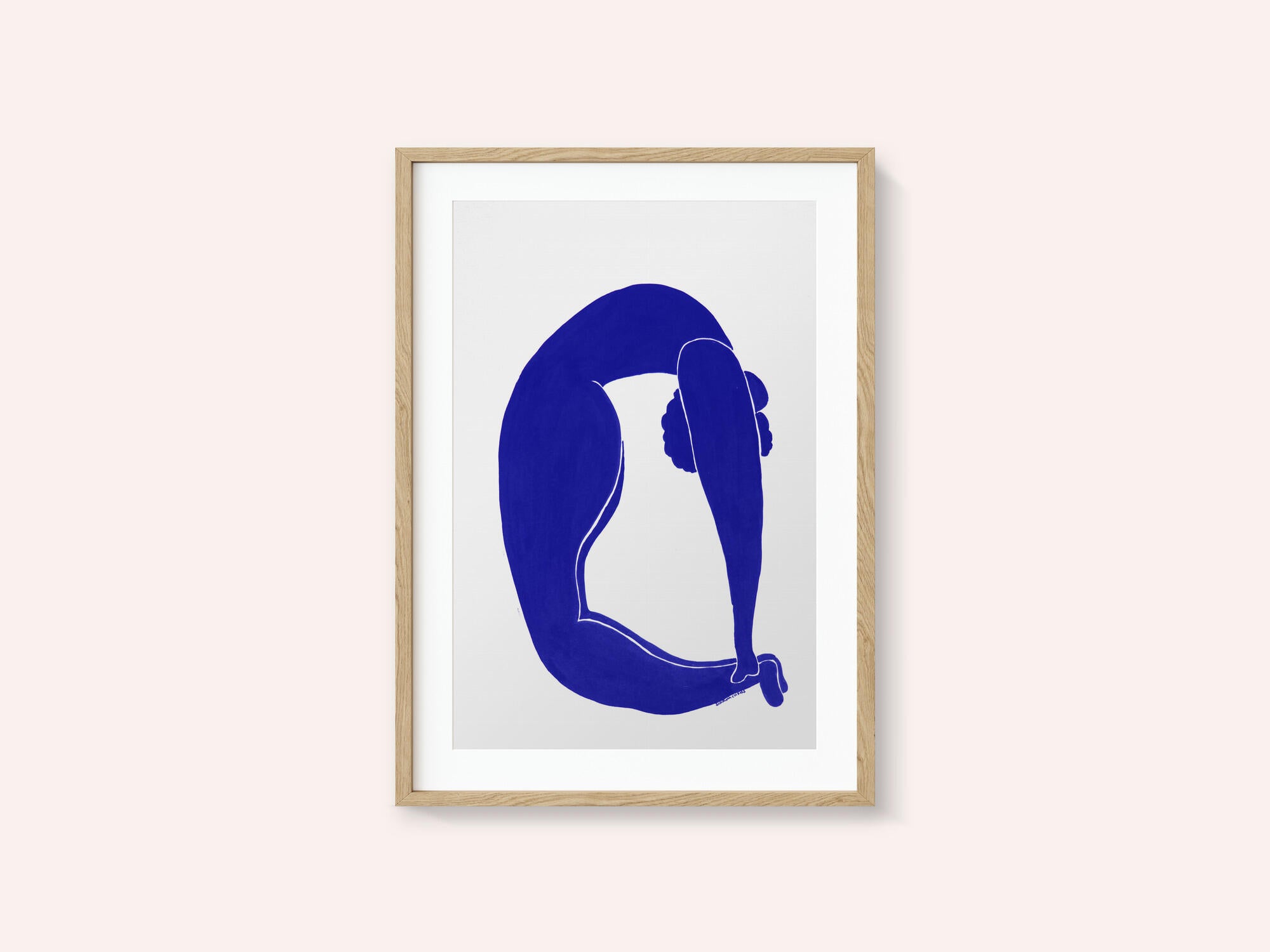 Graceful Blue Form