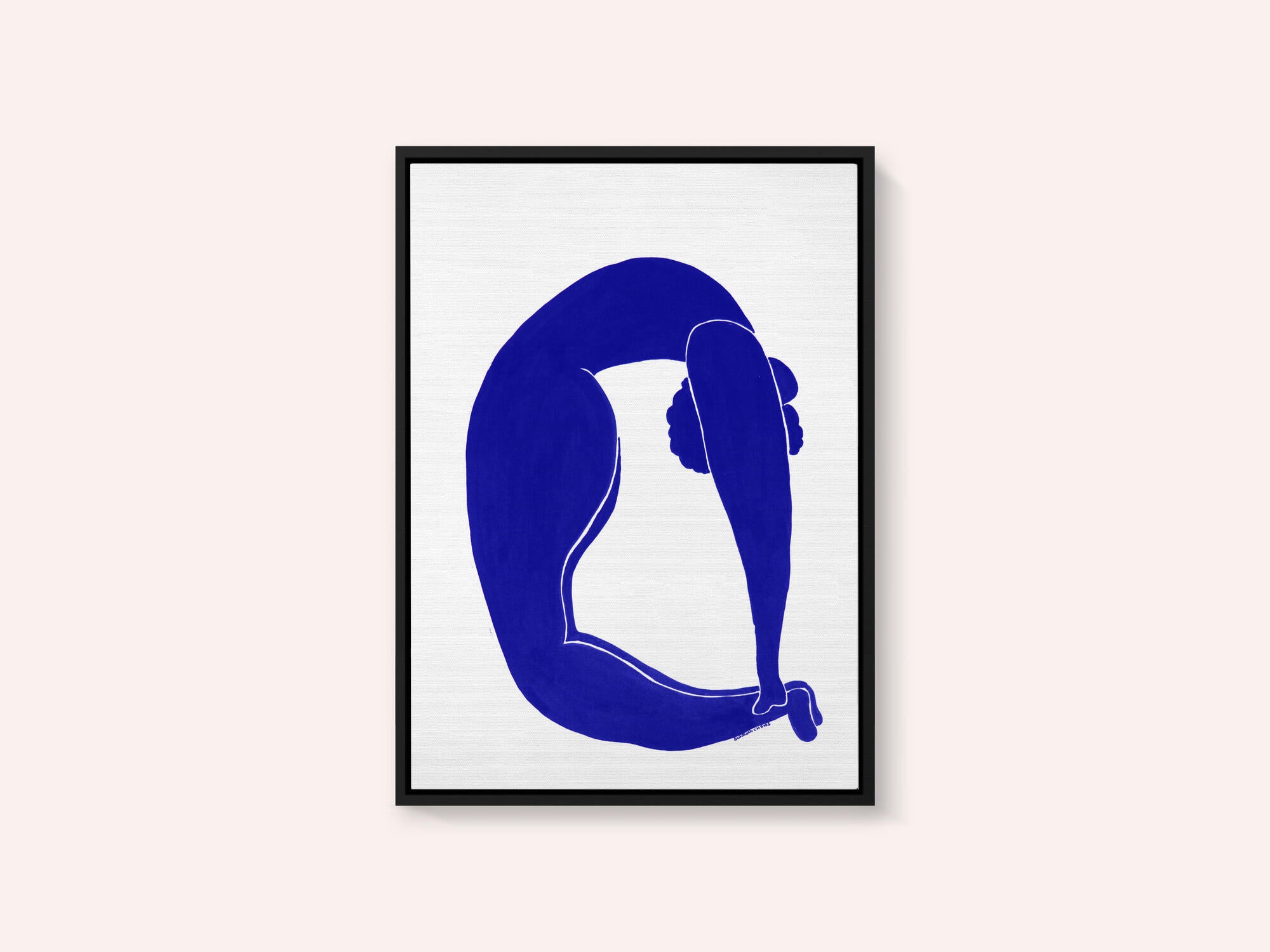 Graceful Blue Form