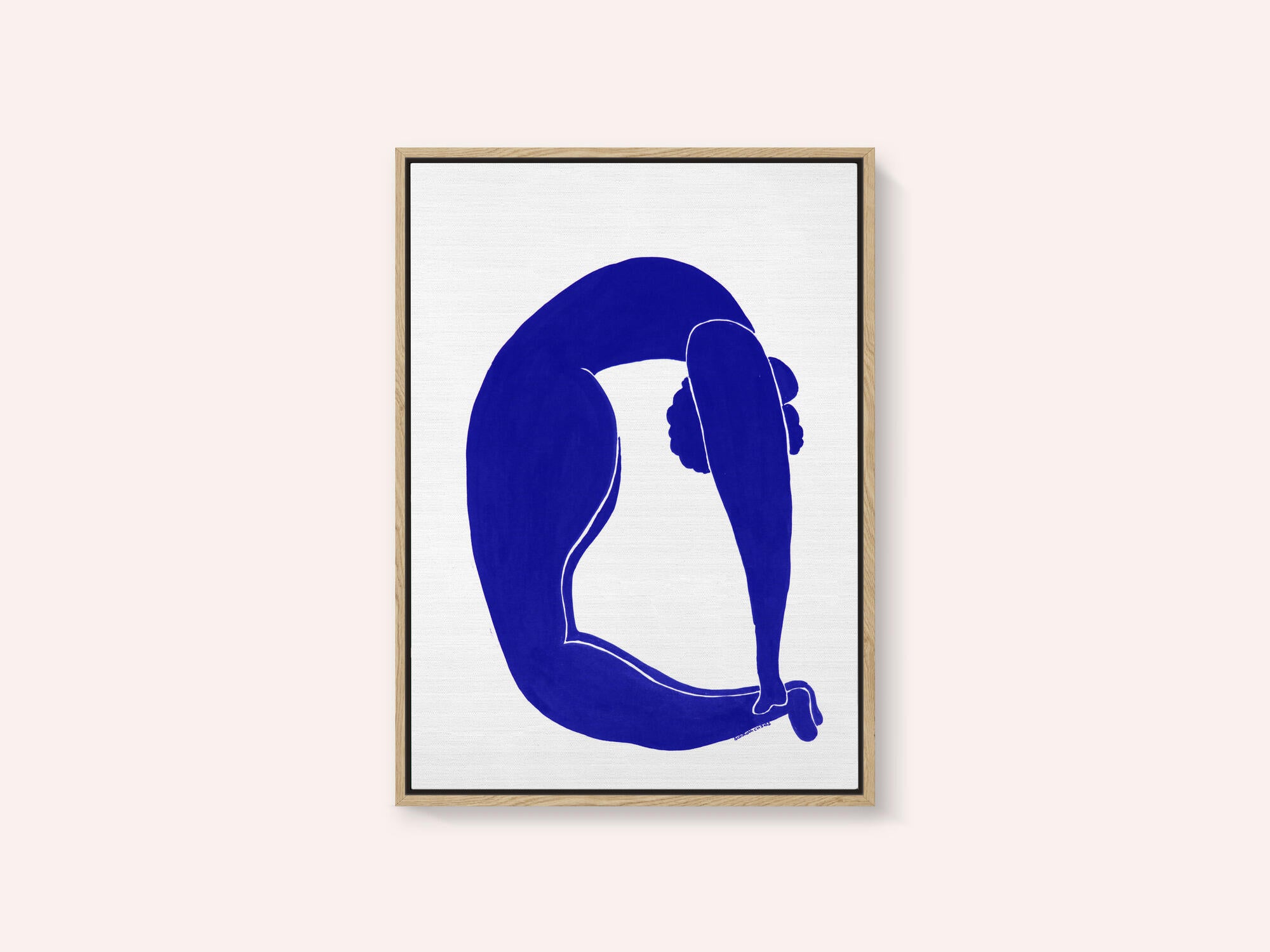 Graceful Blue Form