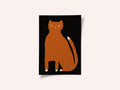 Ginger orange cat