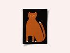 Ginger orange cat