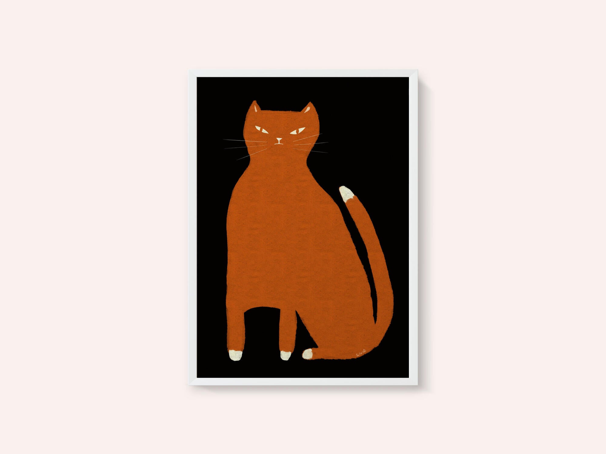 Ginger orange cat