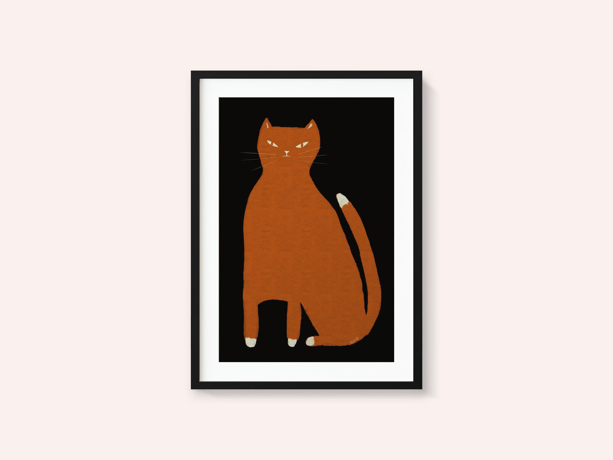 Ginger orange cat