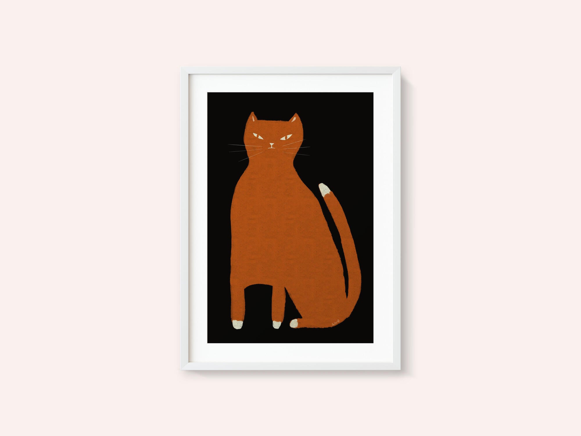 Ginger orange cat