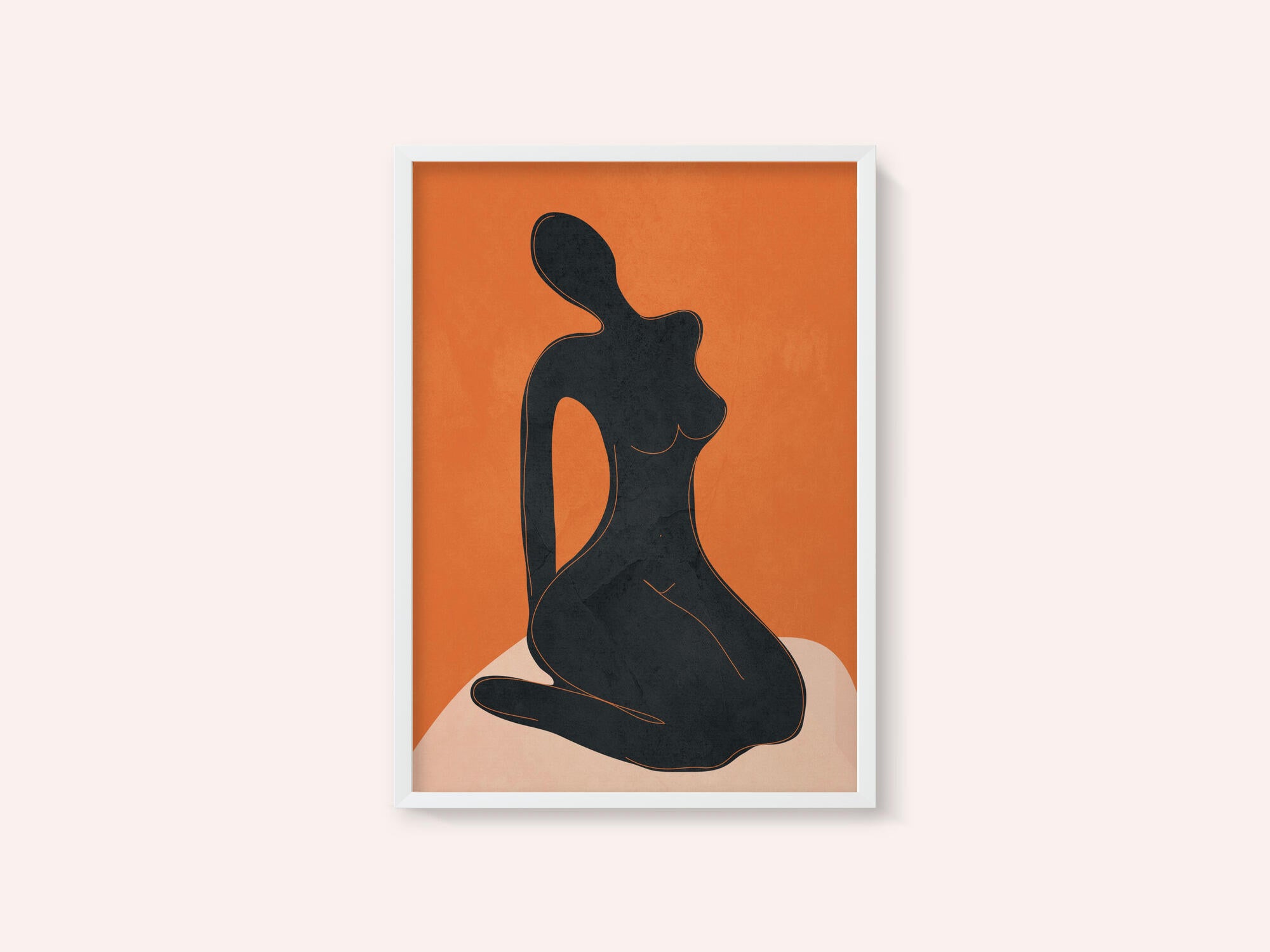 Elegant Sitting Figure