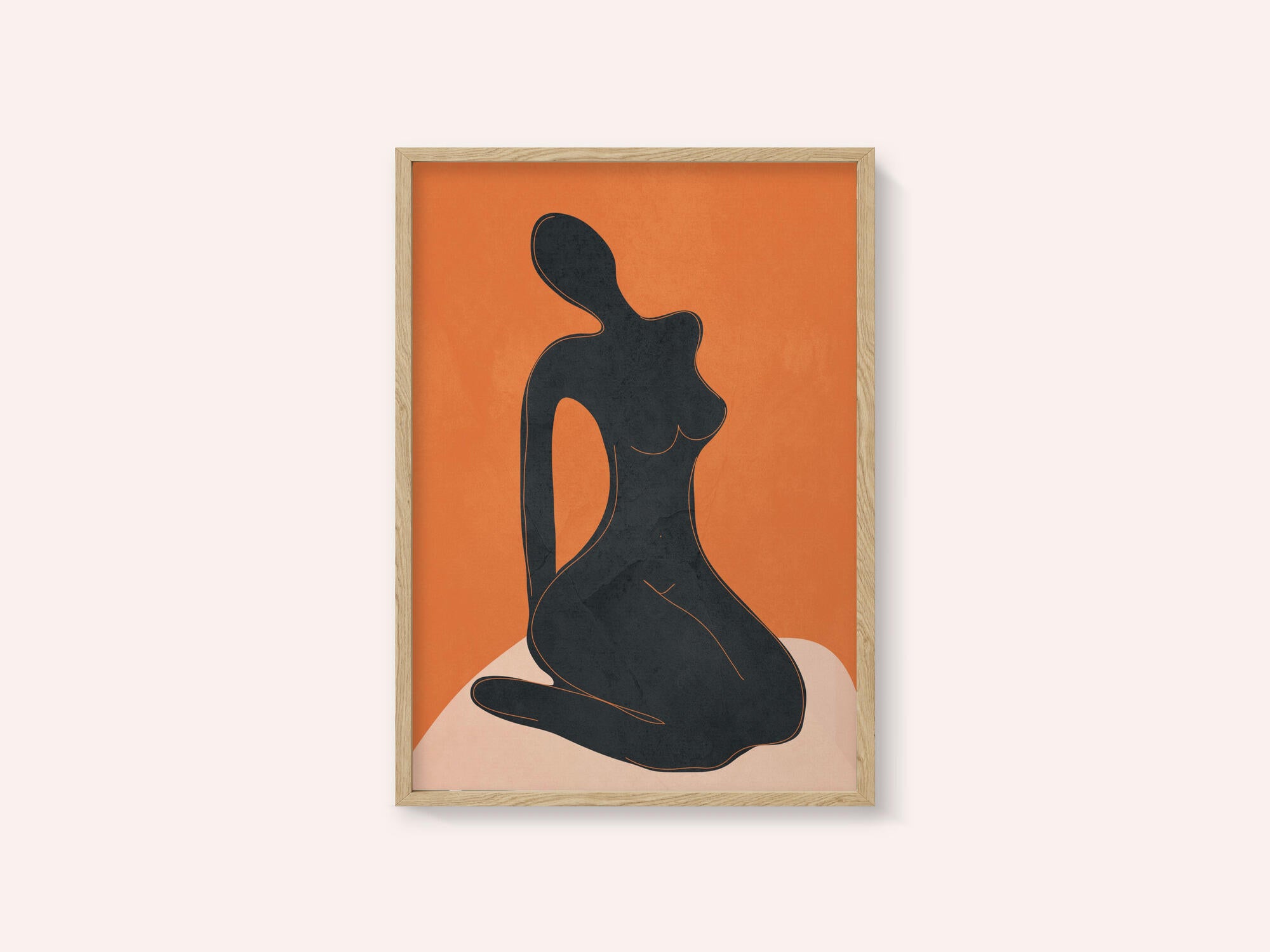 Elegant Sitting Figure