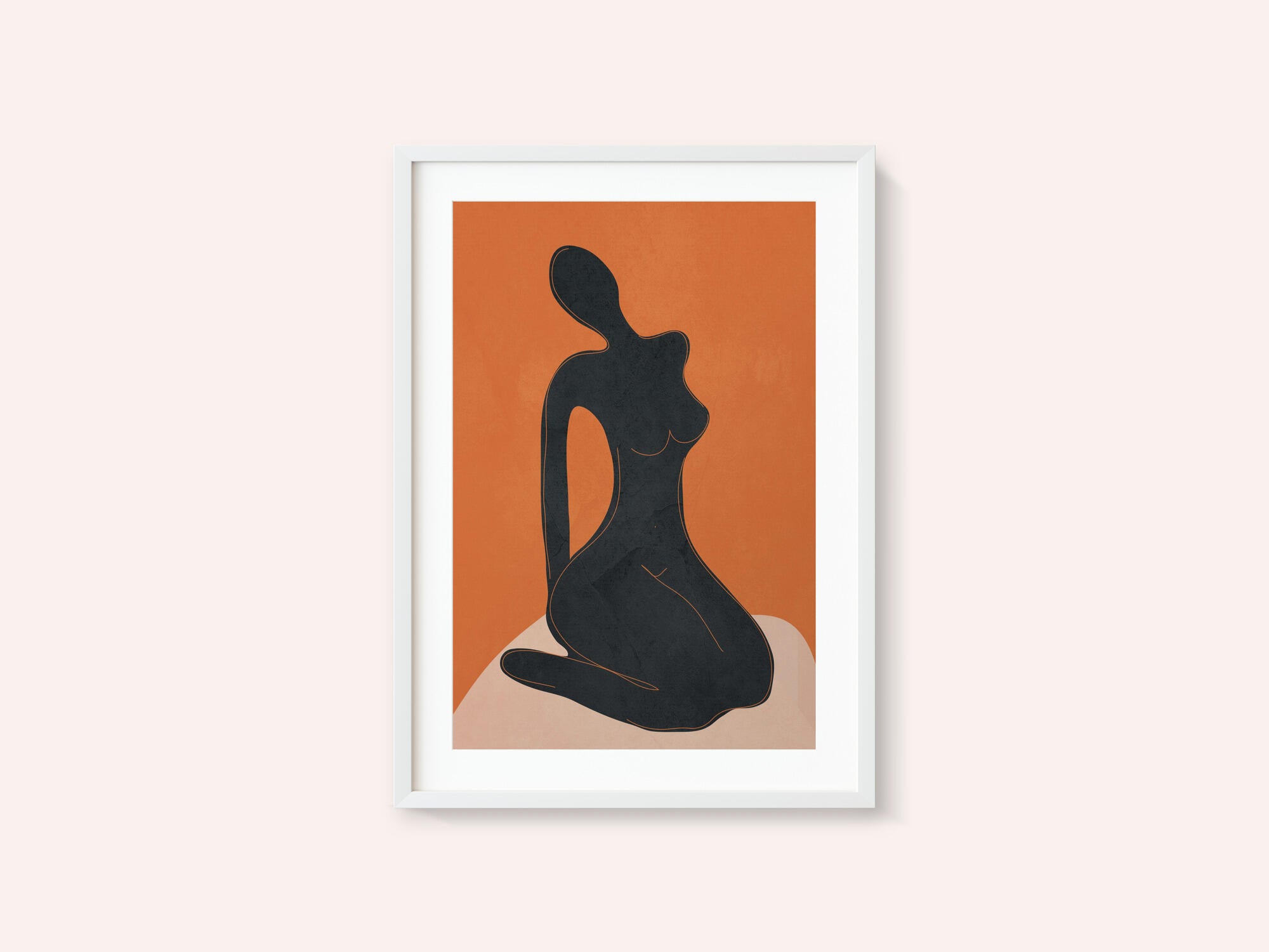 Elegant Sitting Figure