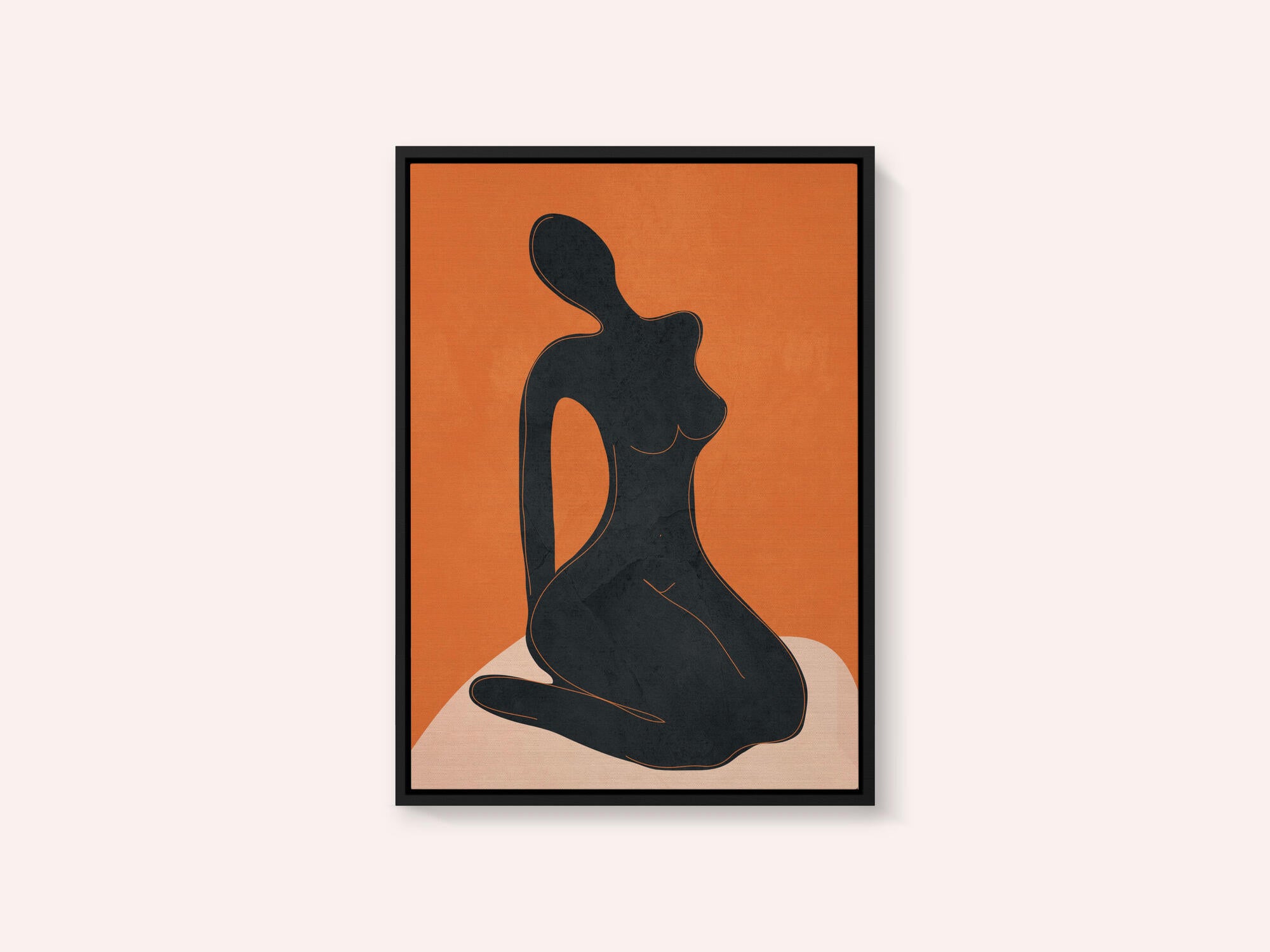 Elegant Sitting Figure