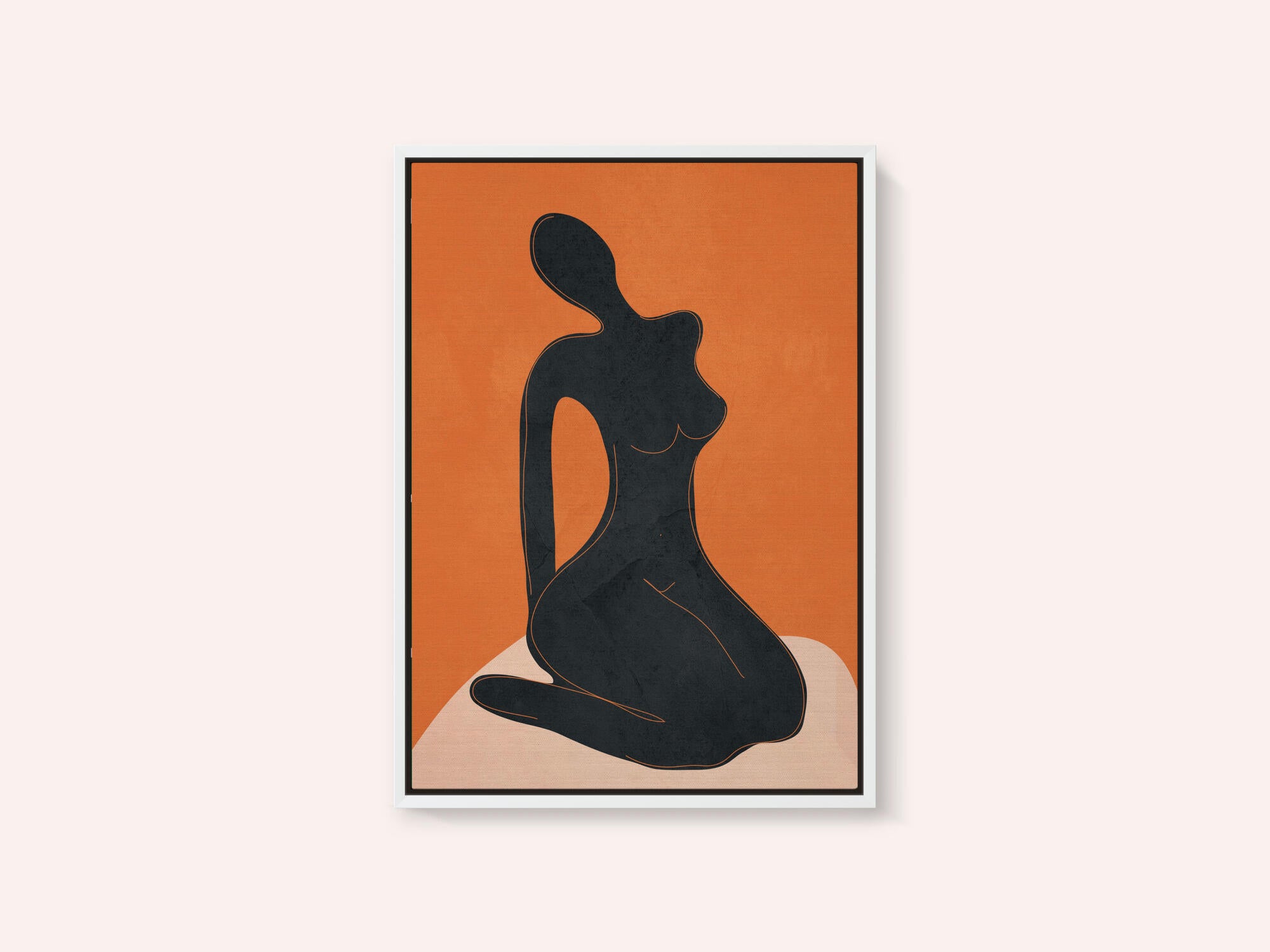 Elegant Sitting Figure