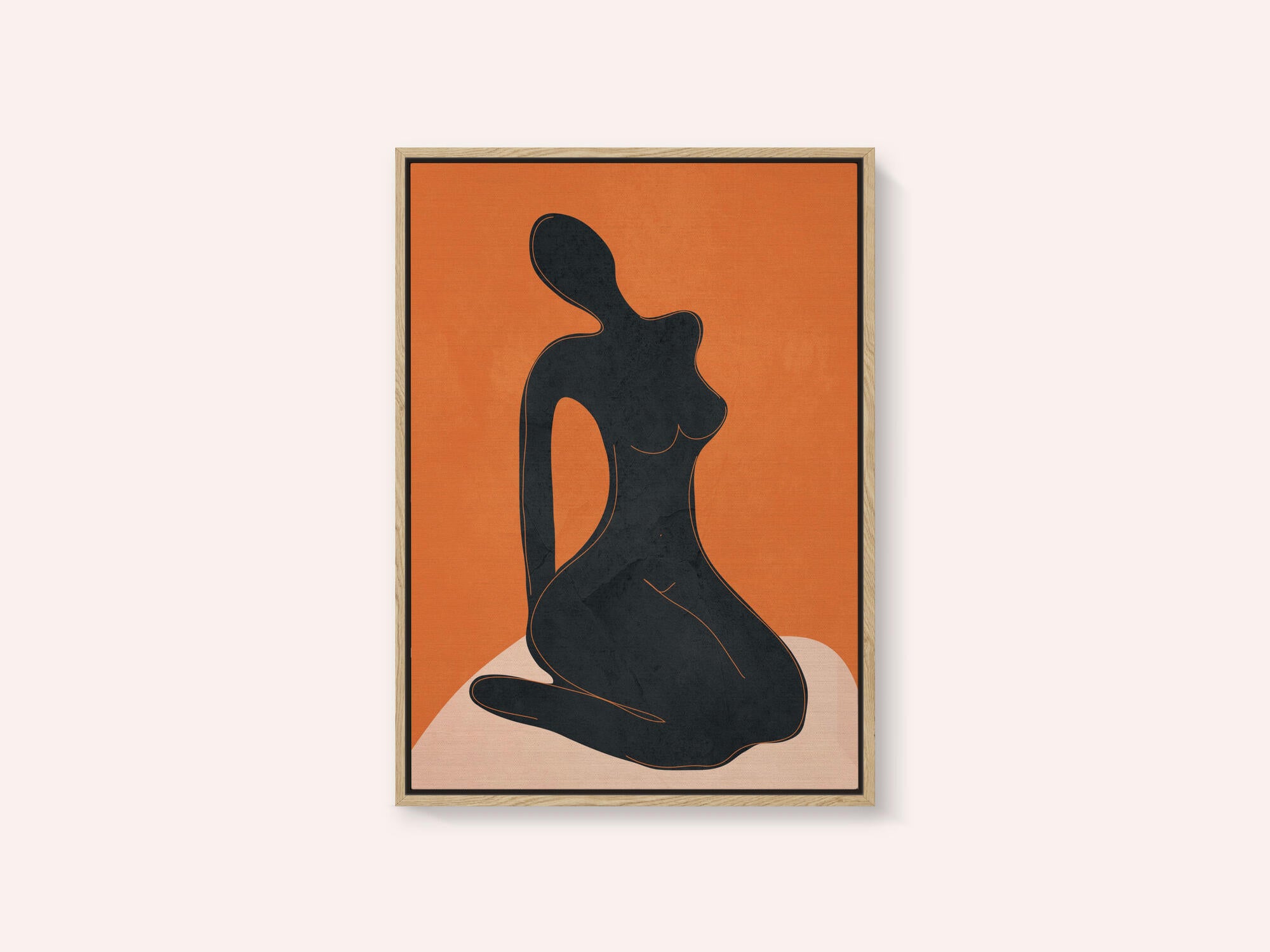 Elegant Sitting Figure