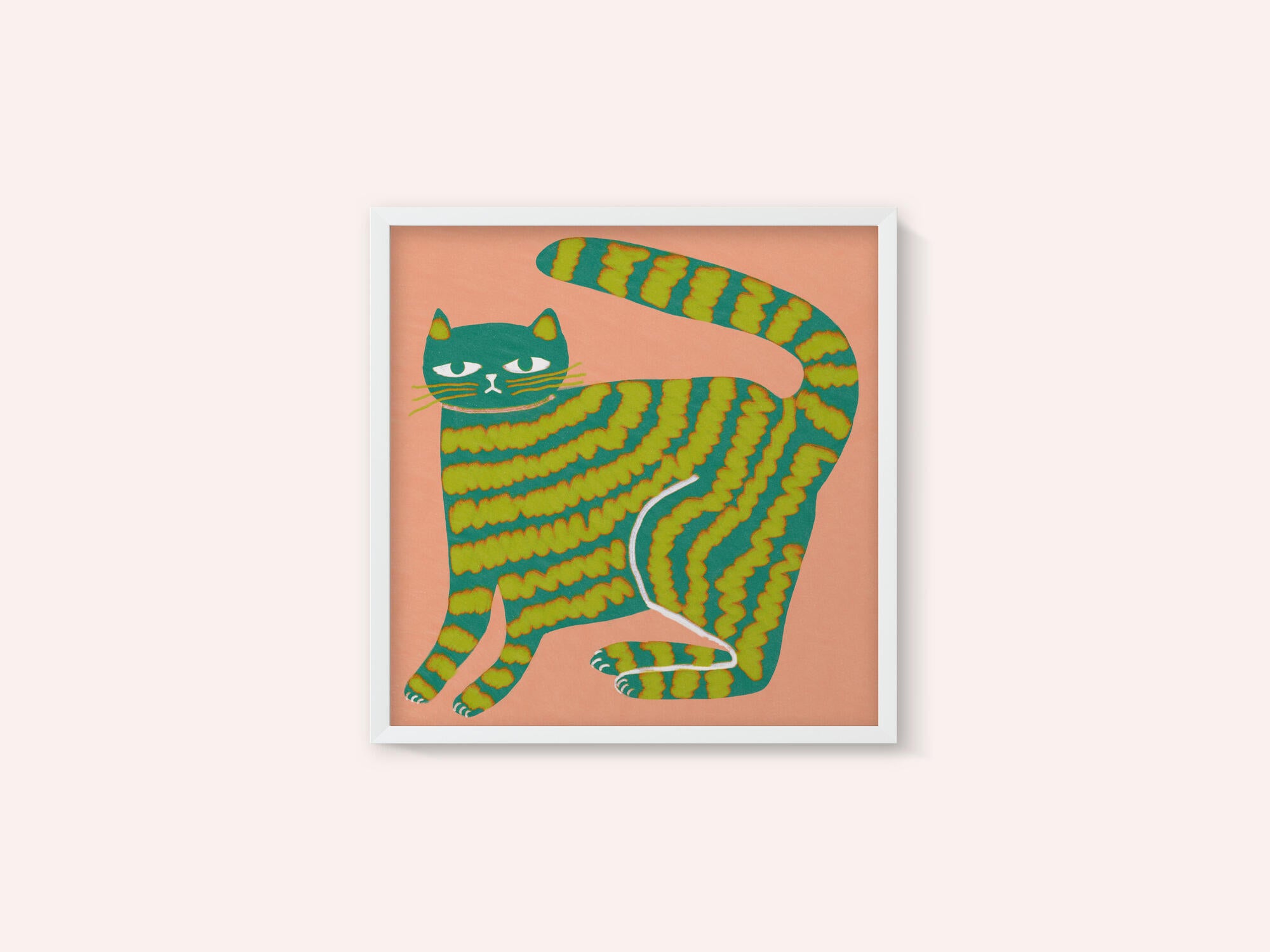 Cat with stripes