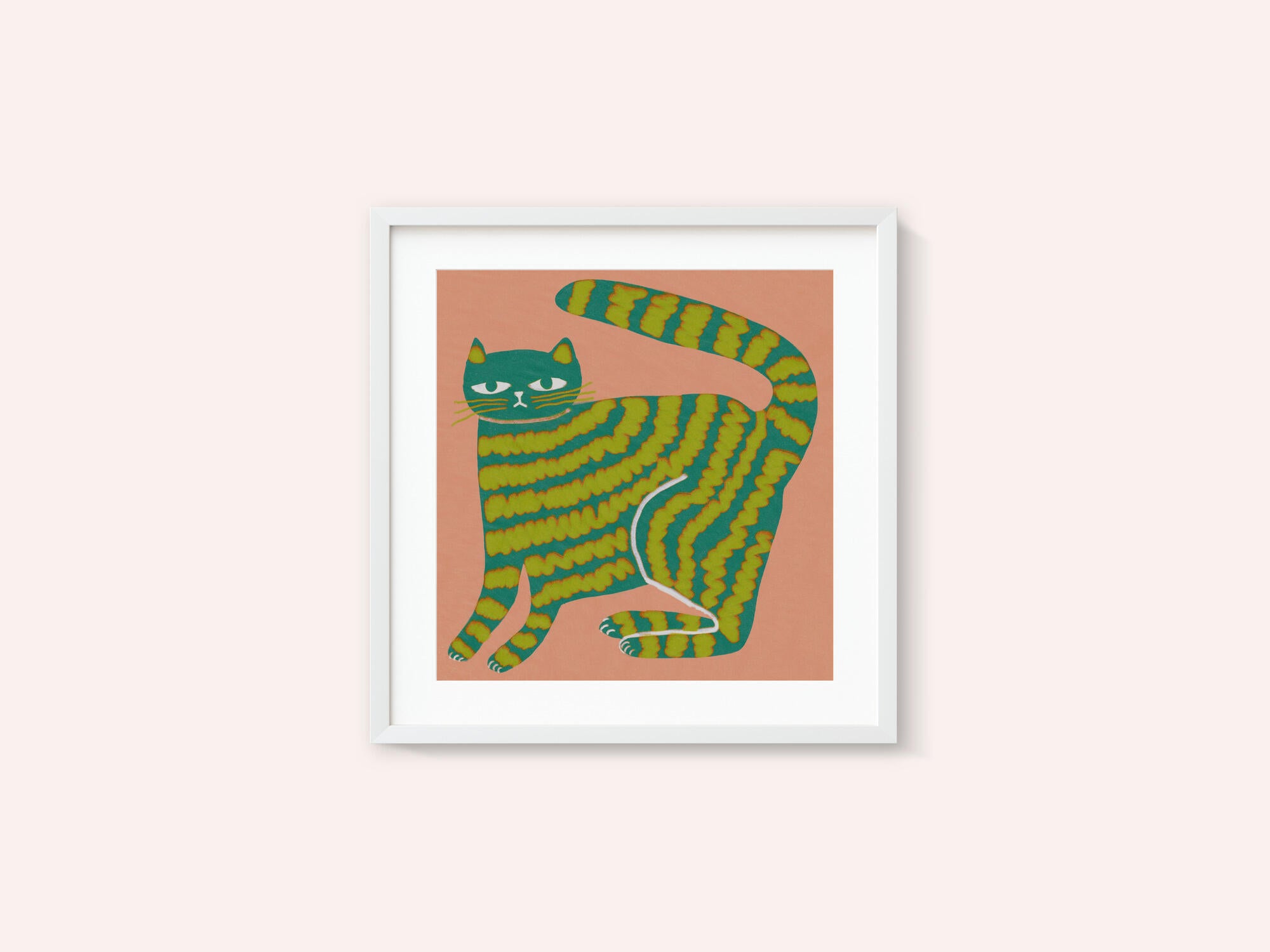 Cat with stripes