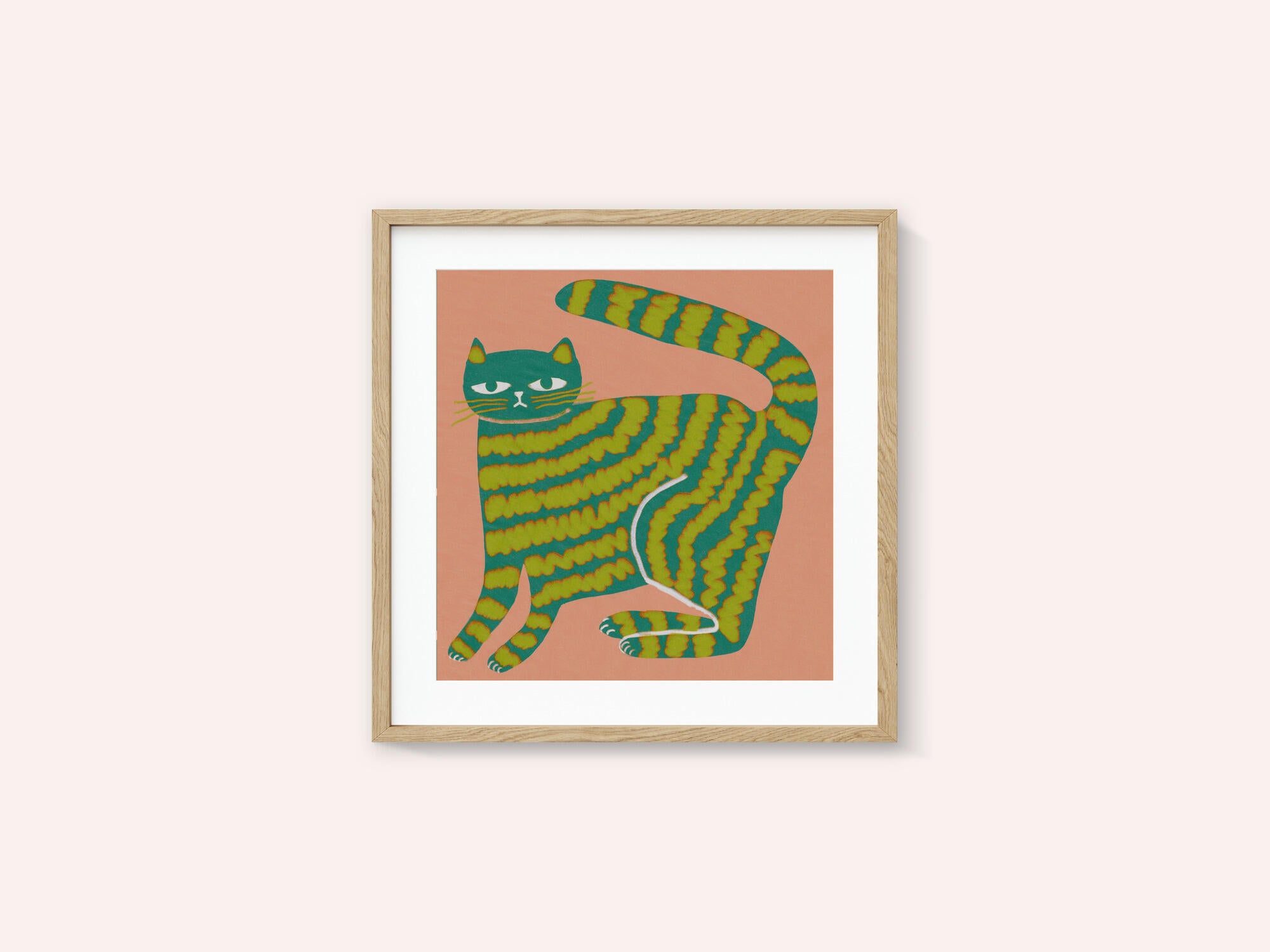 Cat with stripes