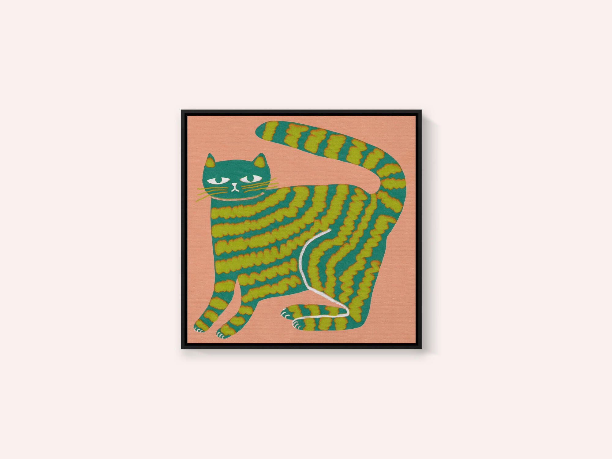 Cat with stripes