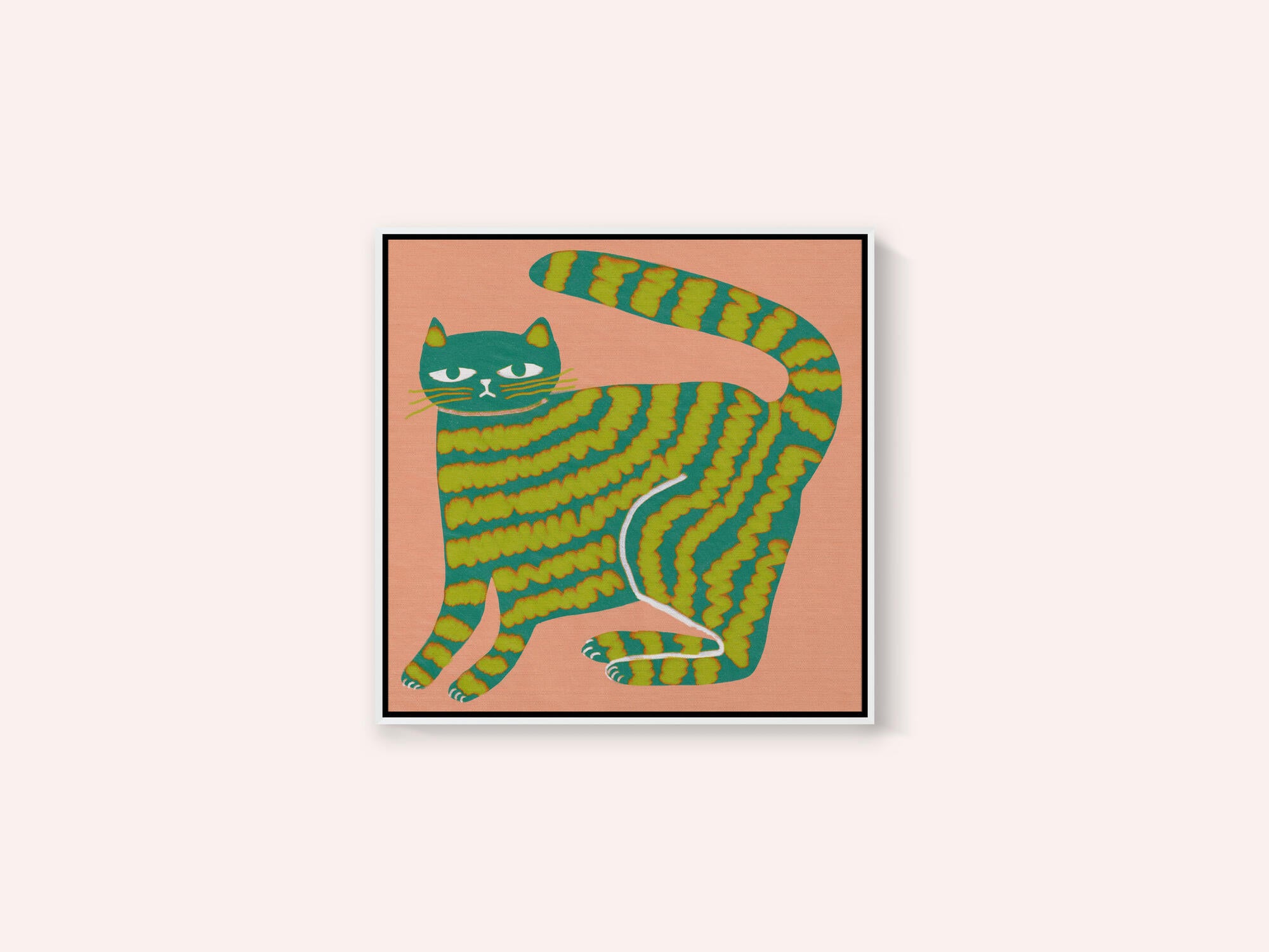 Cat with stripes