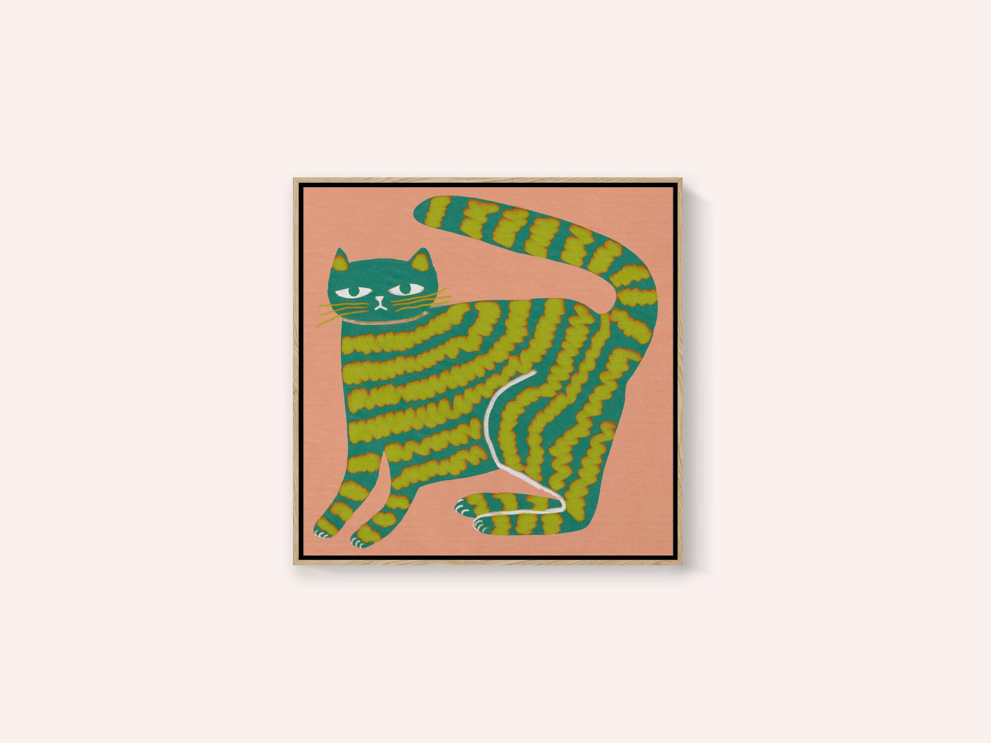 Cat with stripes