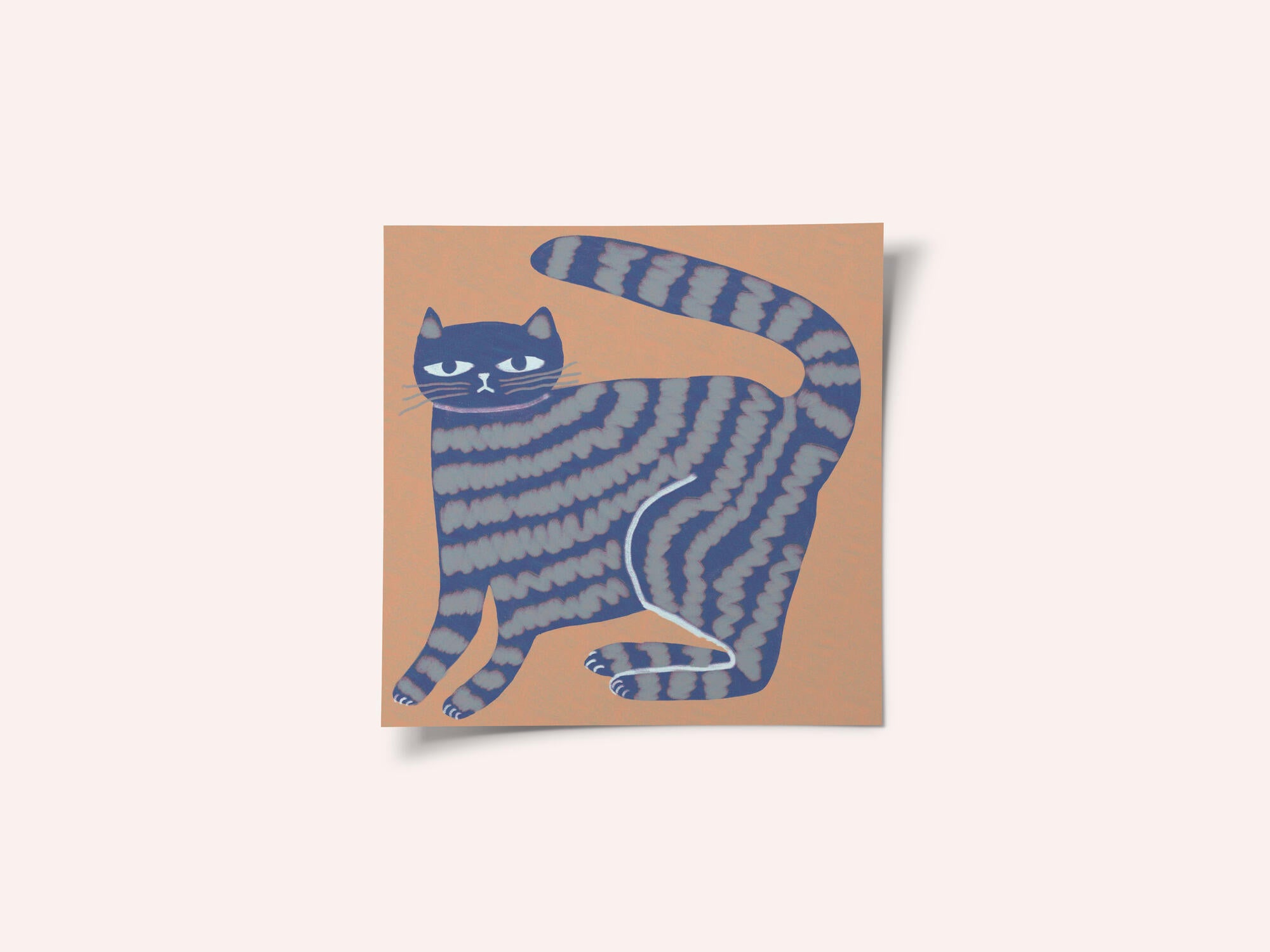 Cat with stripes