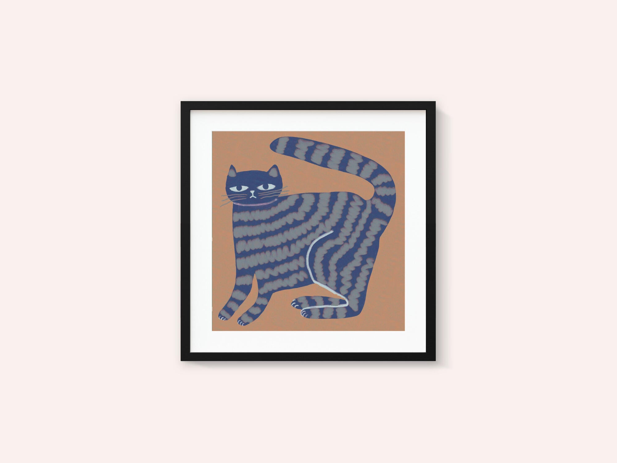 Cat with stripes