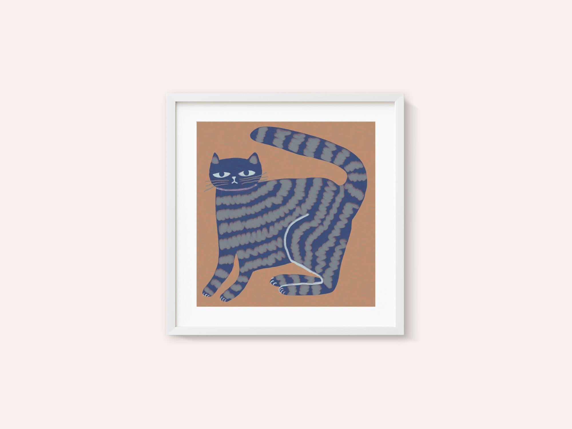 Cat with stripes