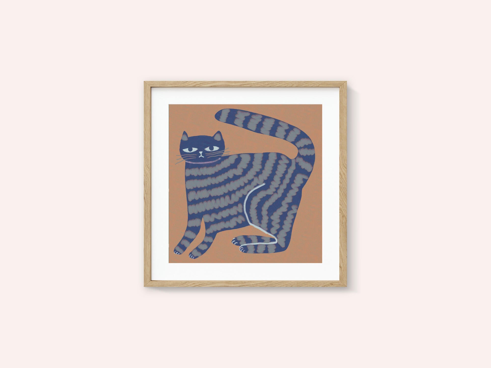 Cat with stripes