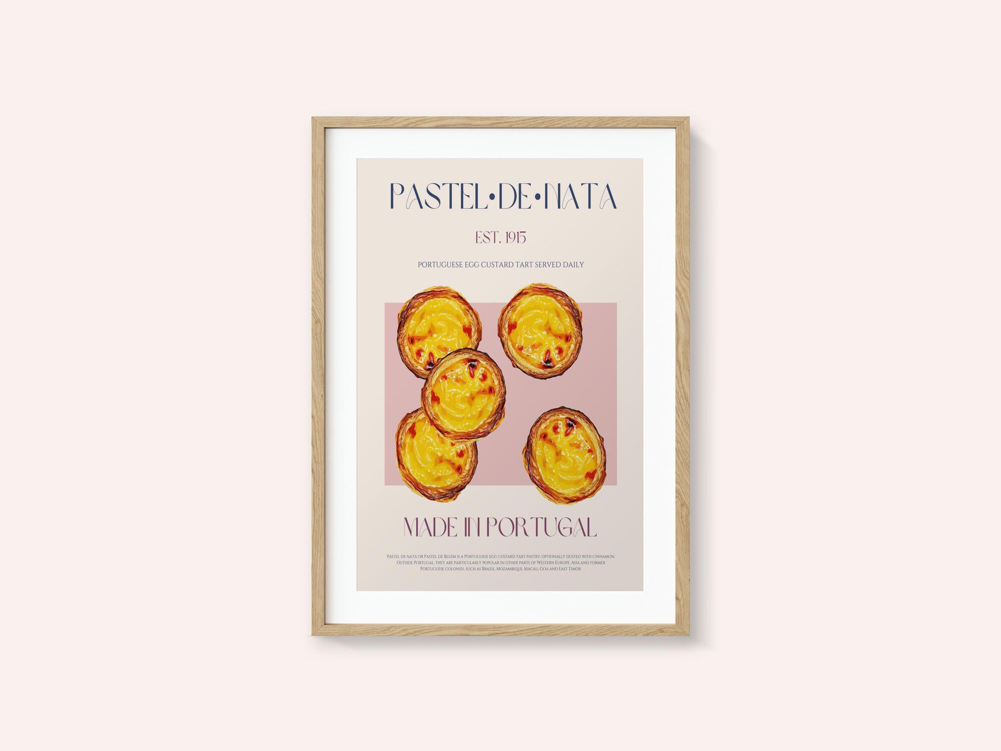 Traditional Portuguese Egg Custard Tart