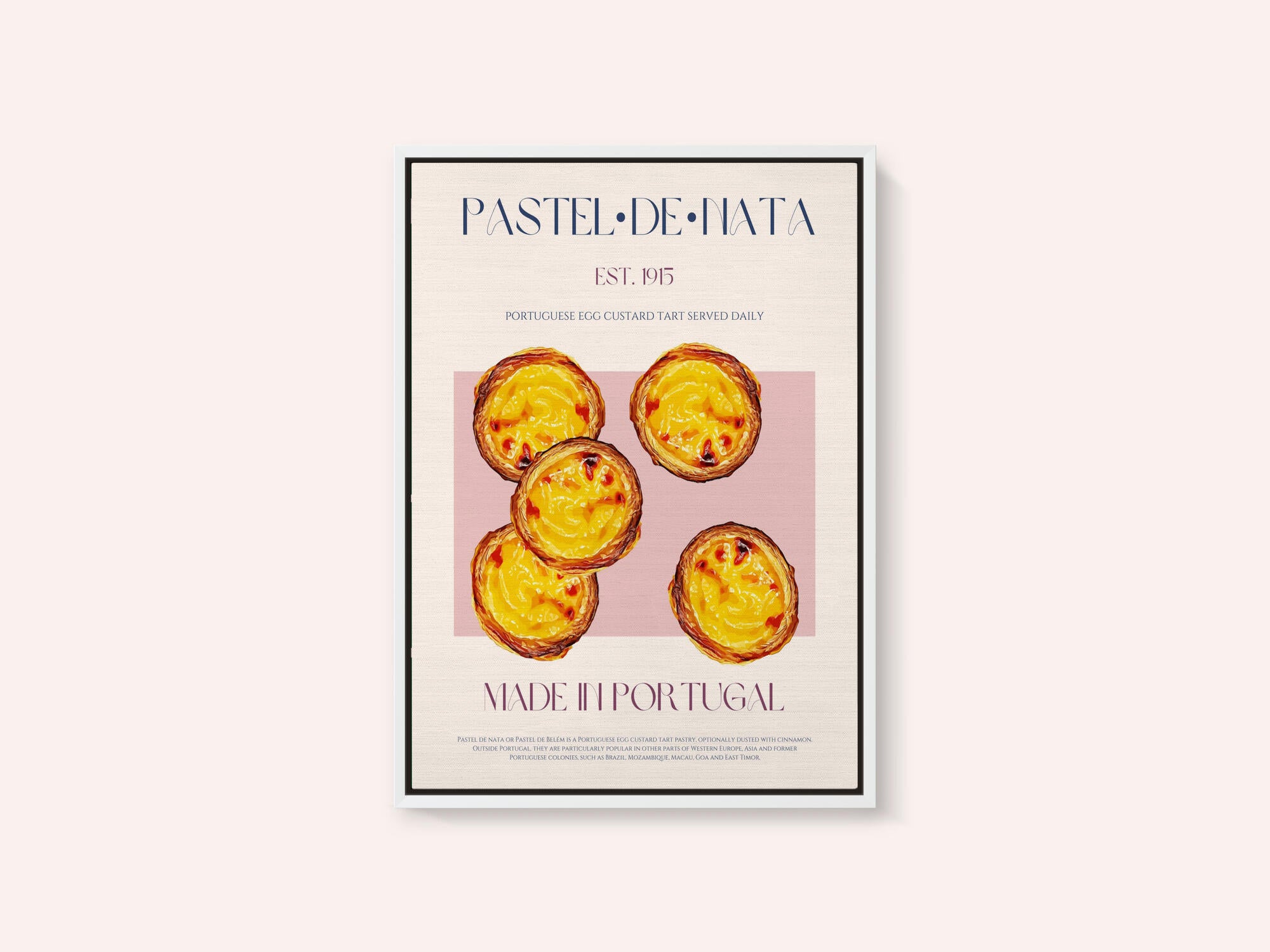 Traditional Portuguese Egg Custard Tart