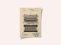 Typewriter Patent 1896