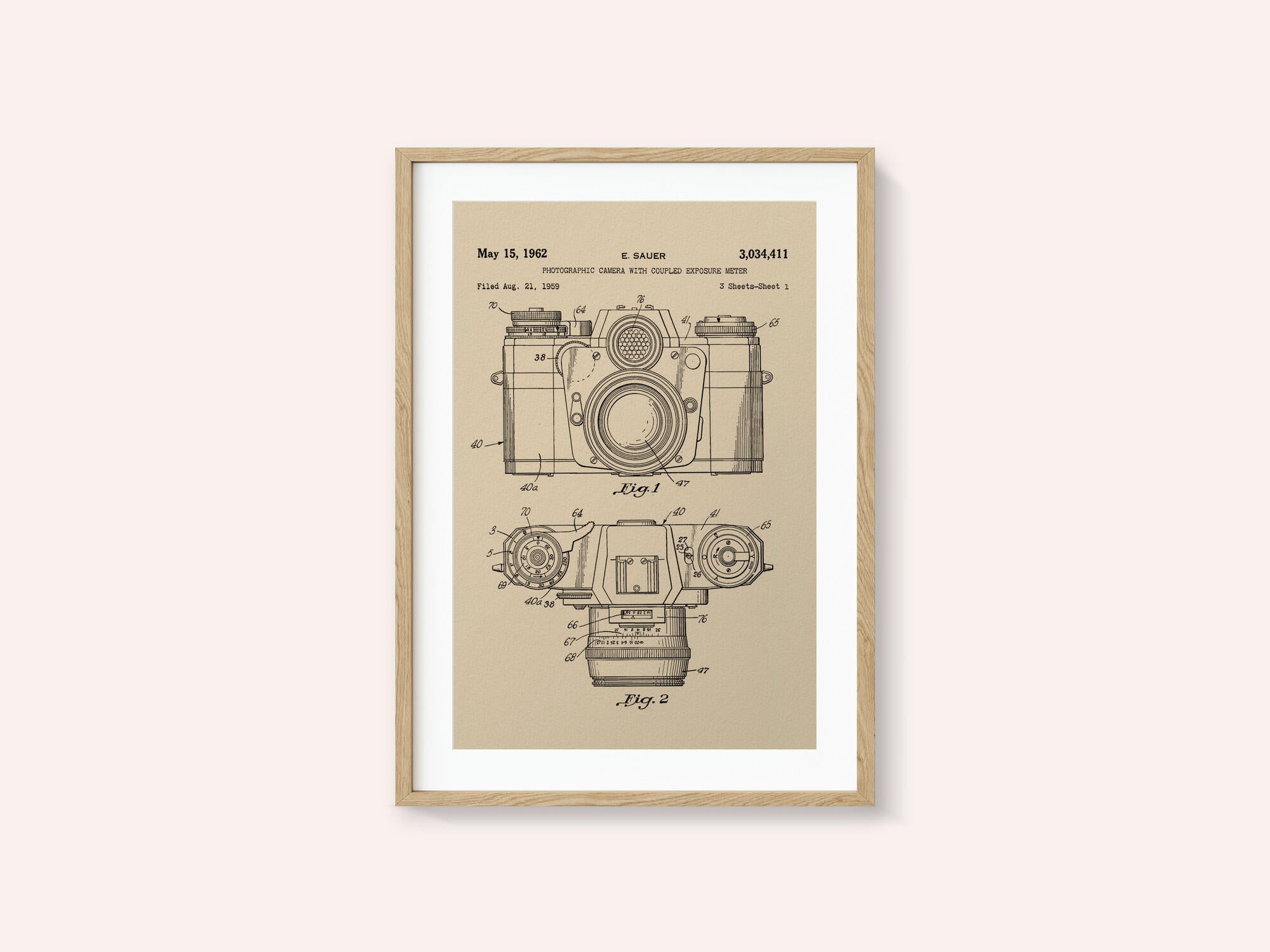Camera Patent 1962