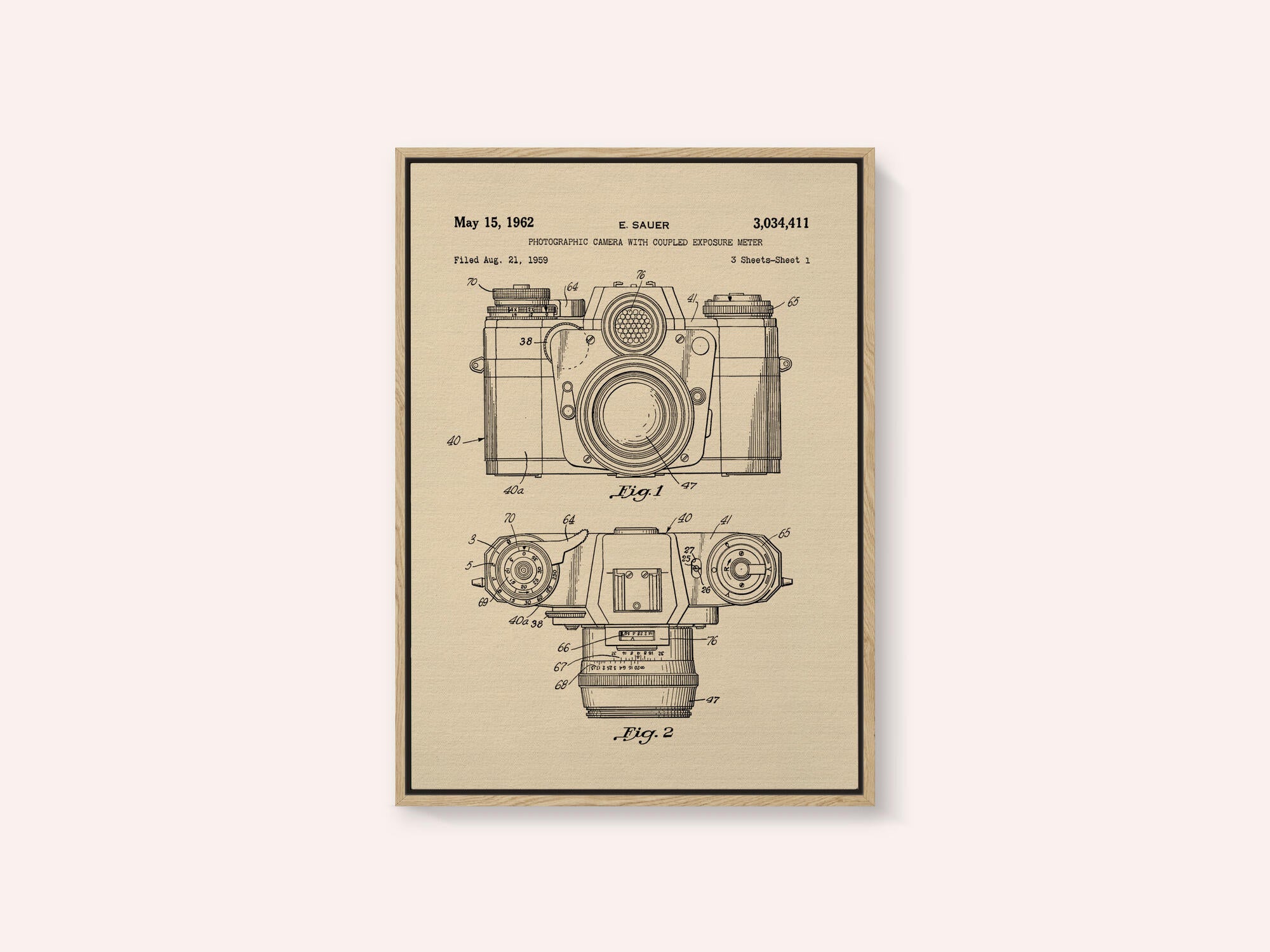 Camera Patent 1962