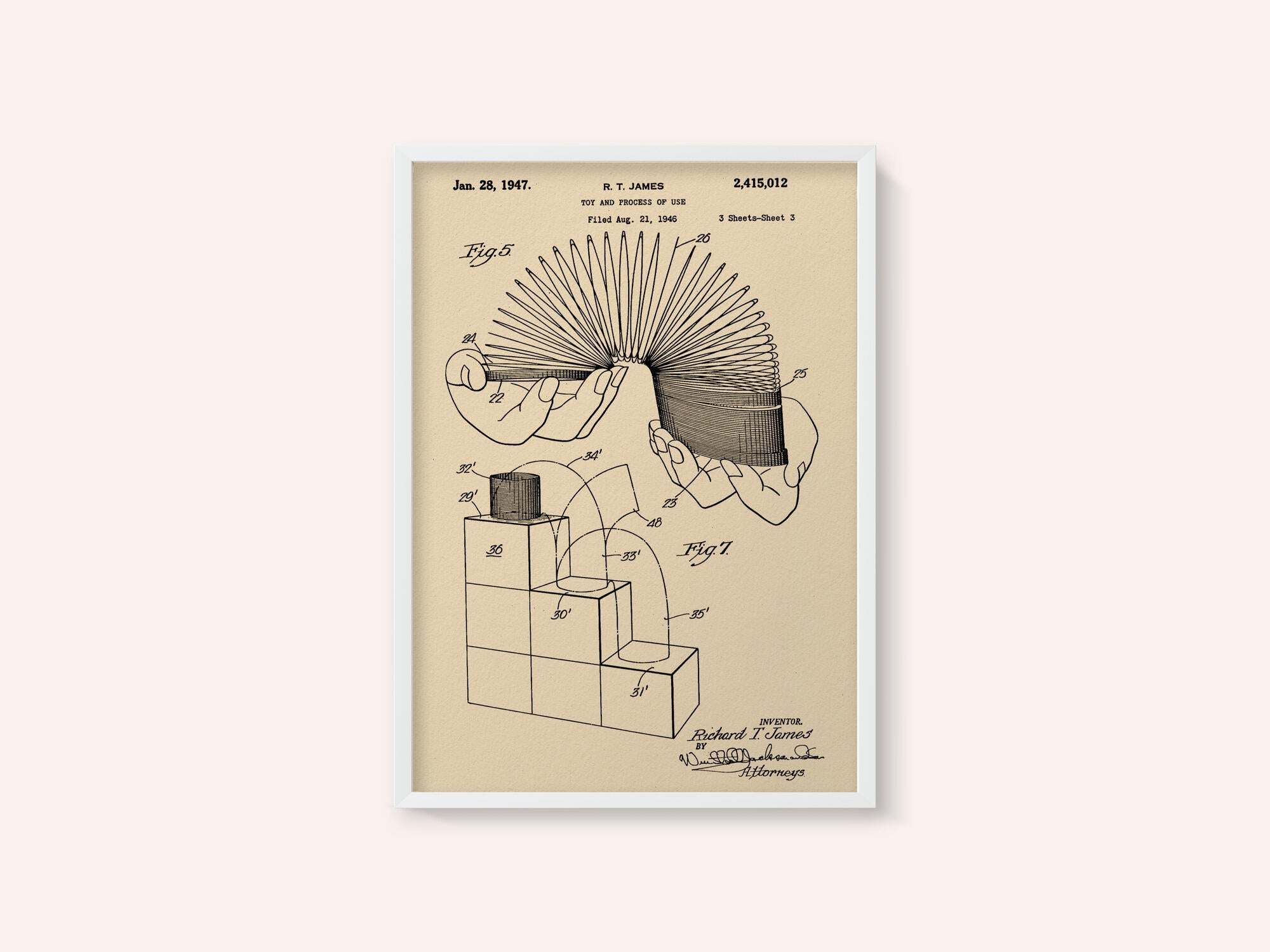 Toy and Process of Use Patent 1947