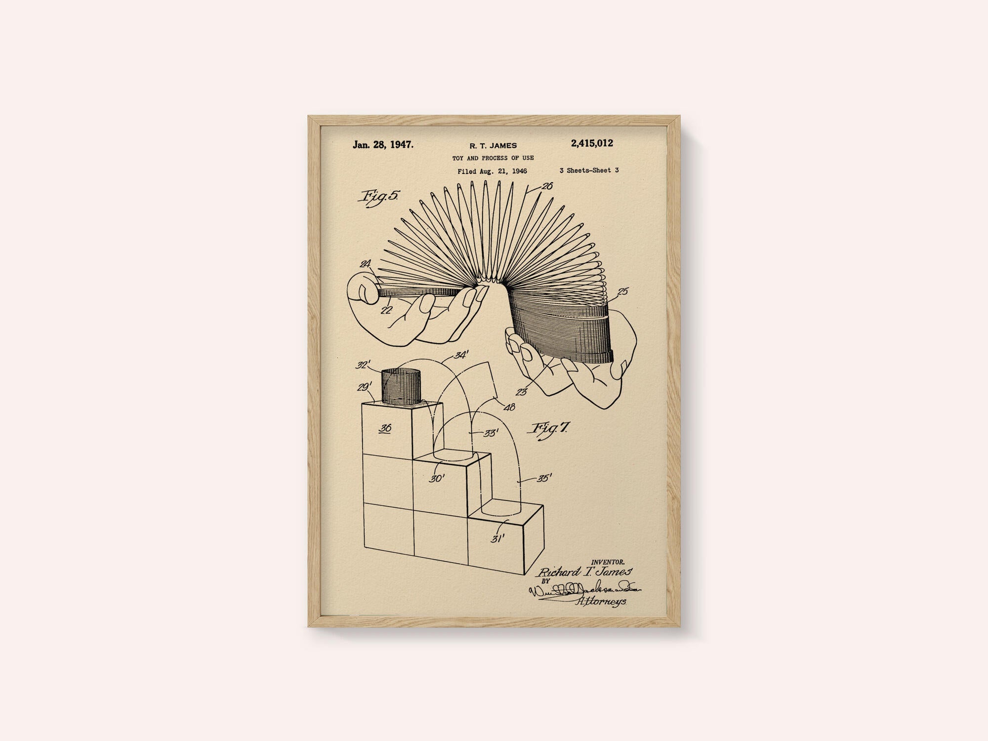 Toy and Process of Use Patent 1947
