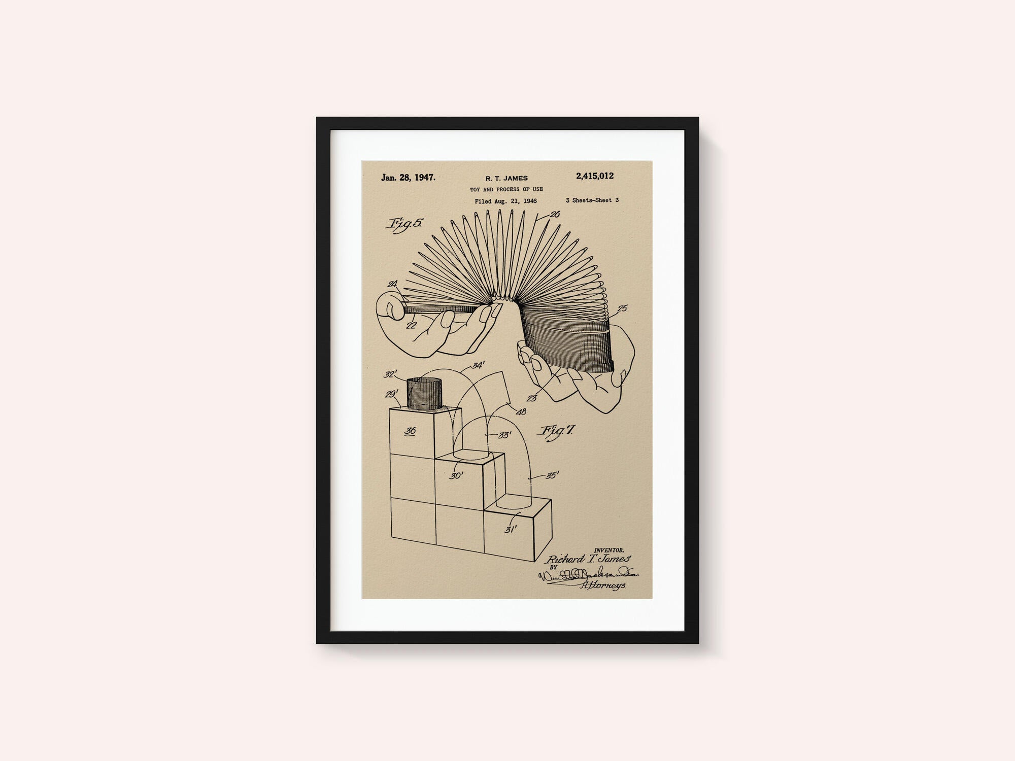 Toy and Process of Use Patent 1947