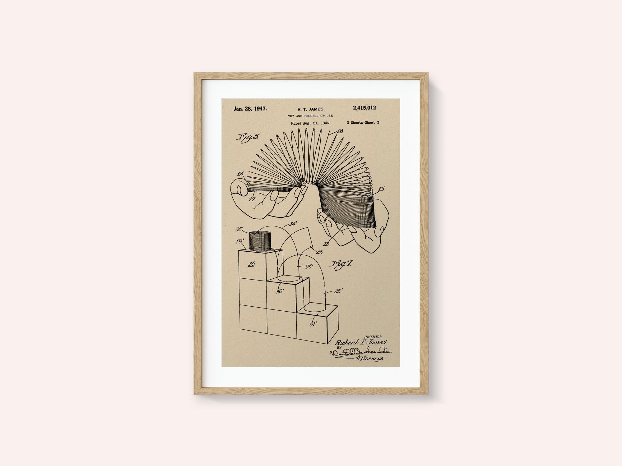 Toy and Process of Use Patent 1947