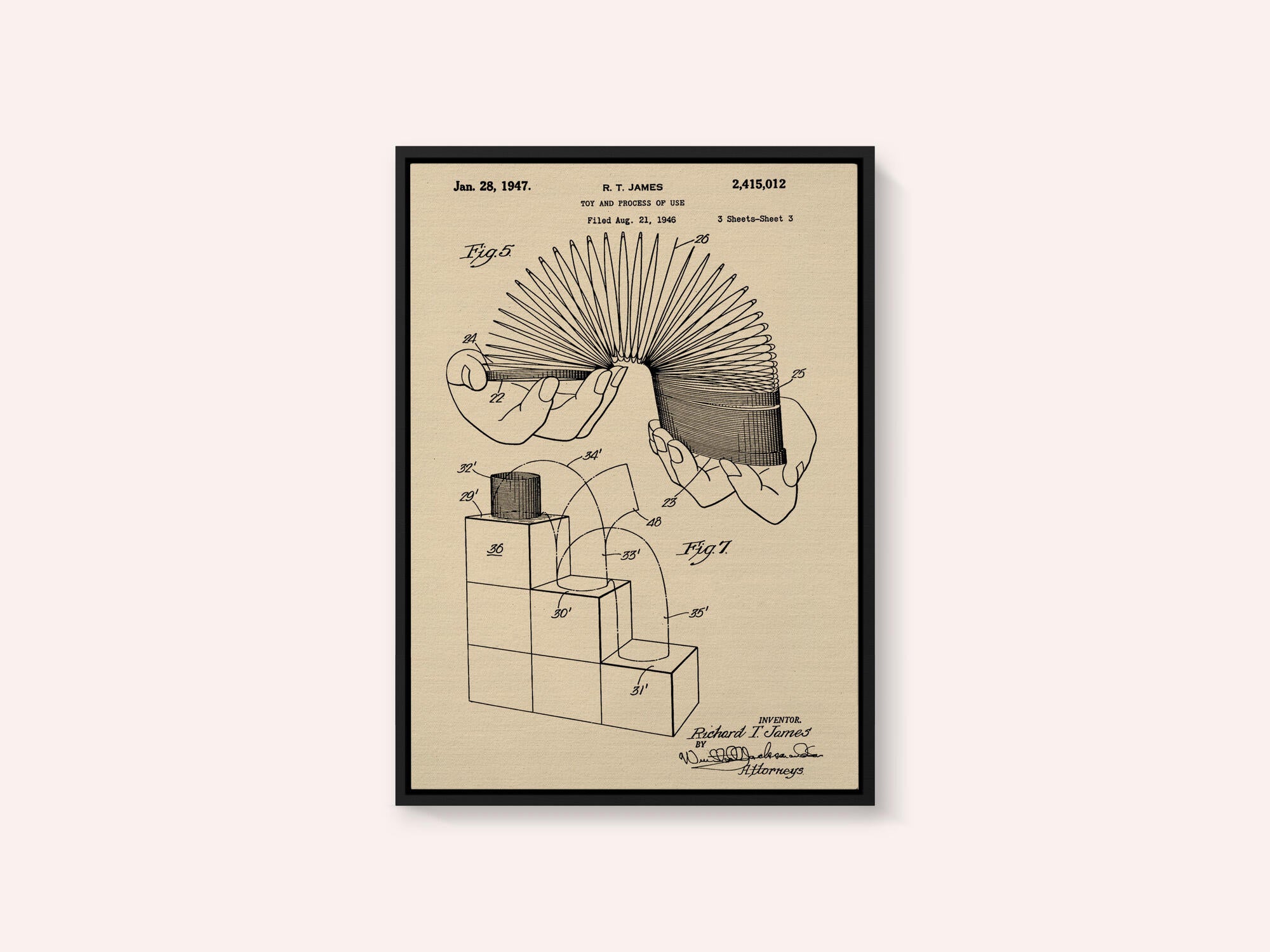 Toy and Process of Use Patent 1947