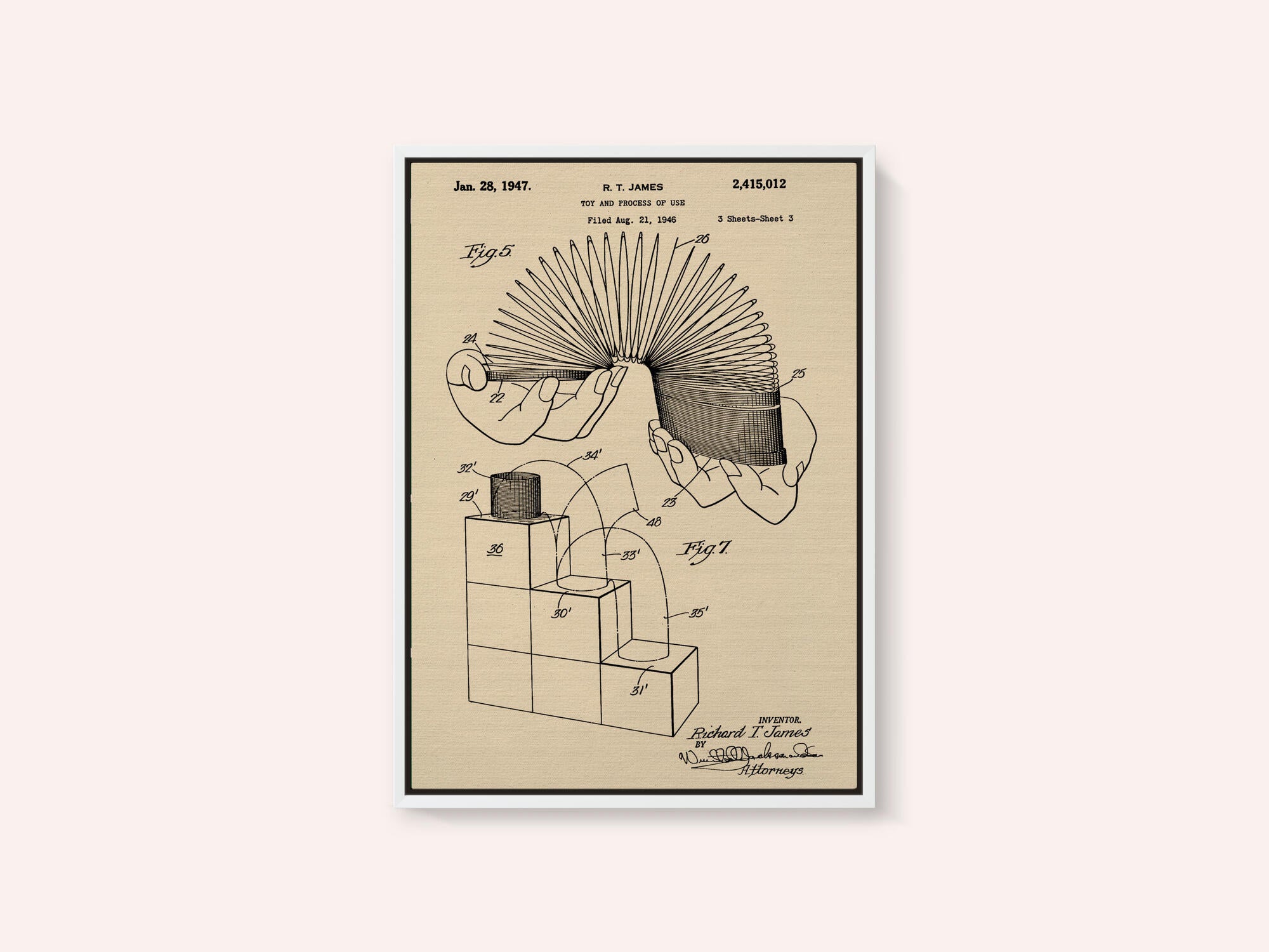 Toy and Process of Use Patent 1947